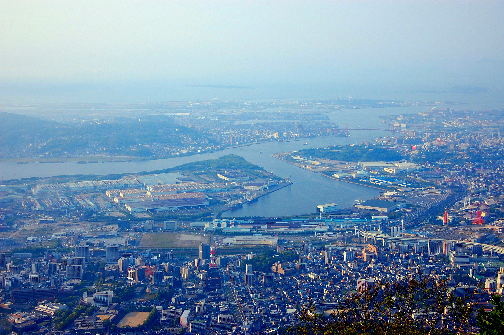 kitakyushu urban cityscape