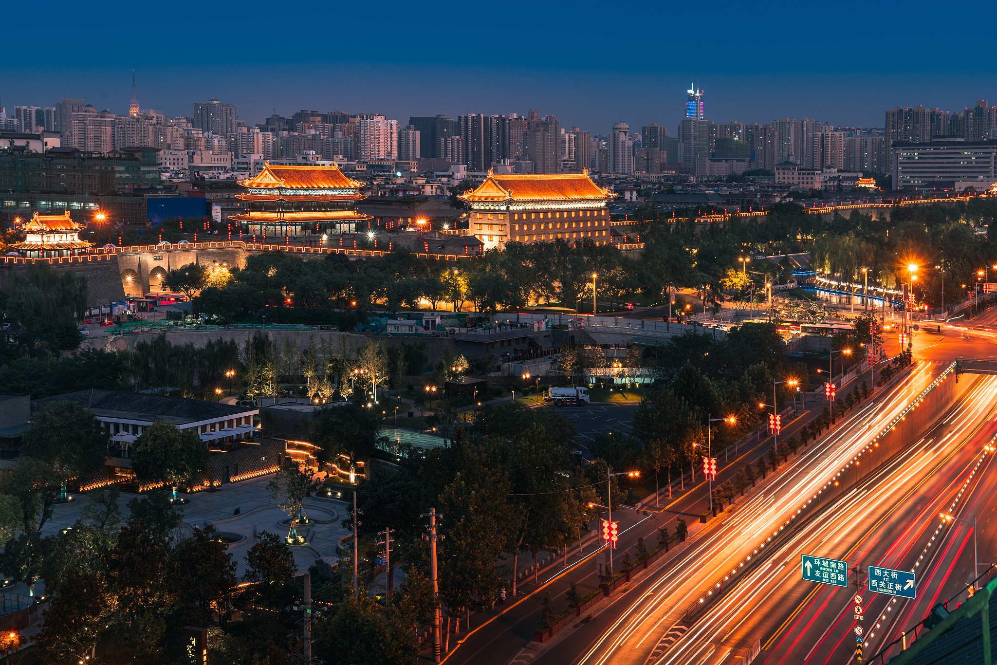 西安城市夜景