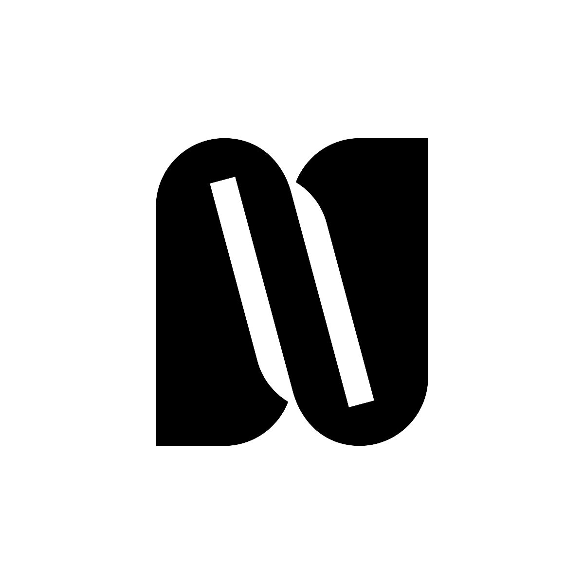 字母n标志.图标设计