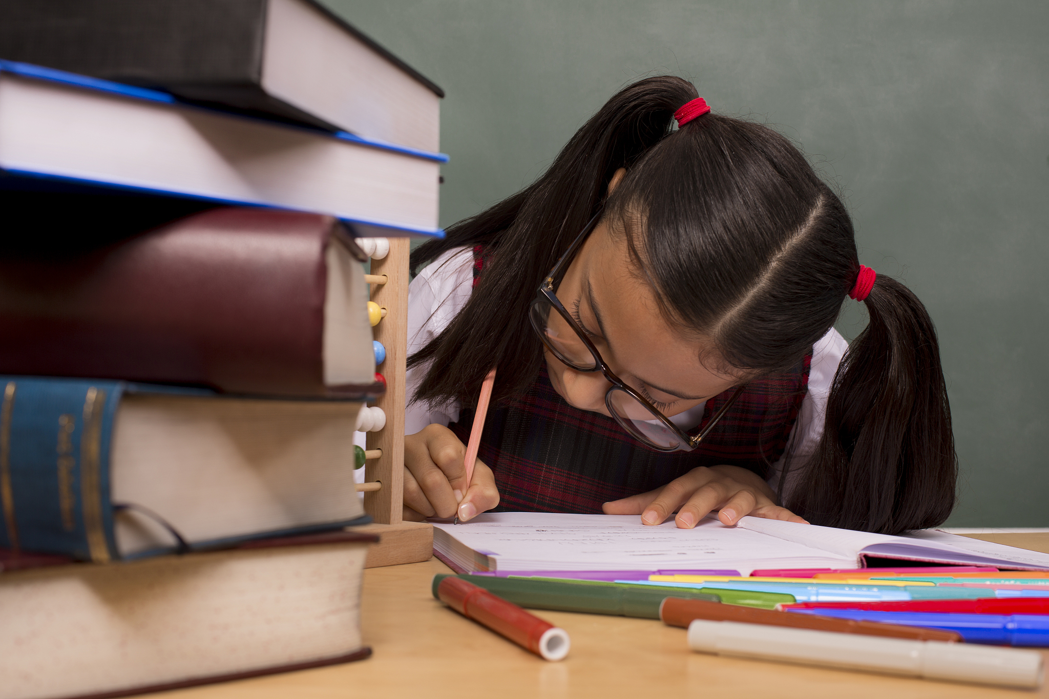 little student girl