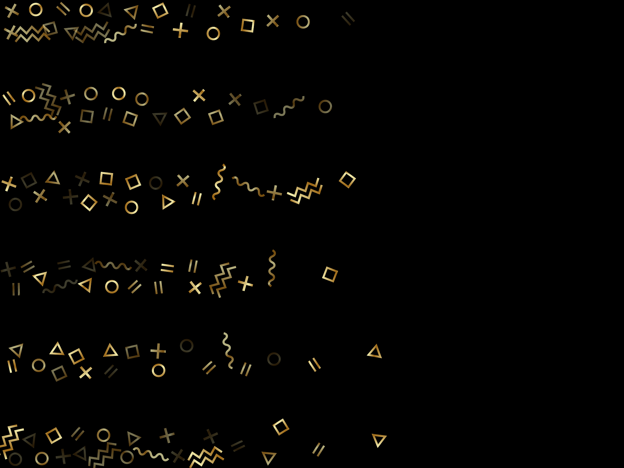 style geometric confetti vector background of triangle circle sq