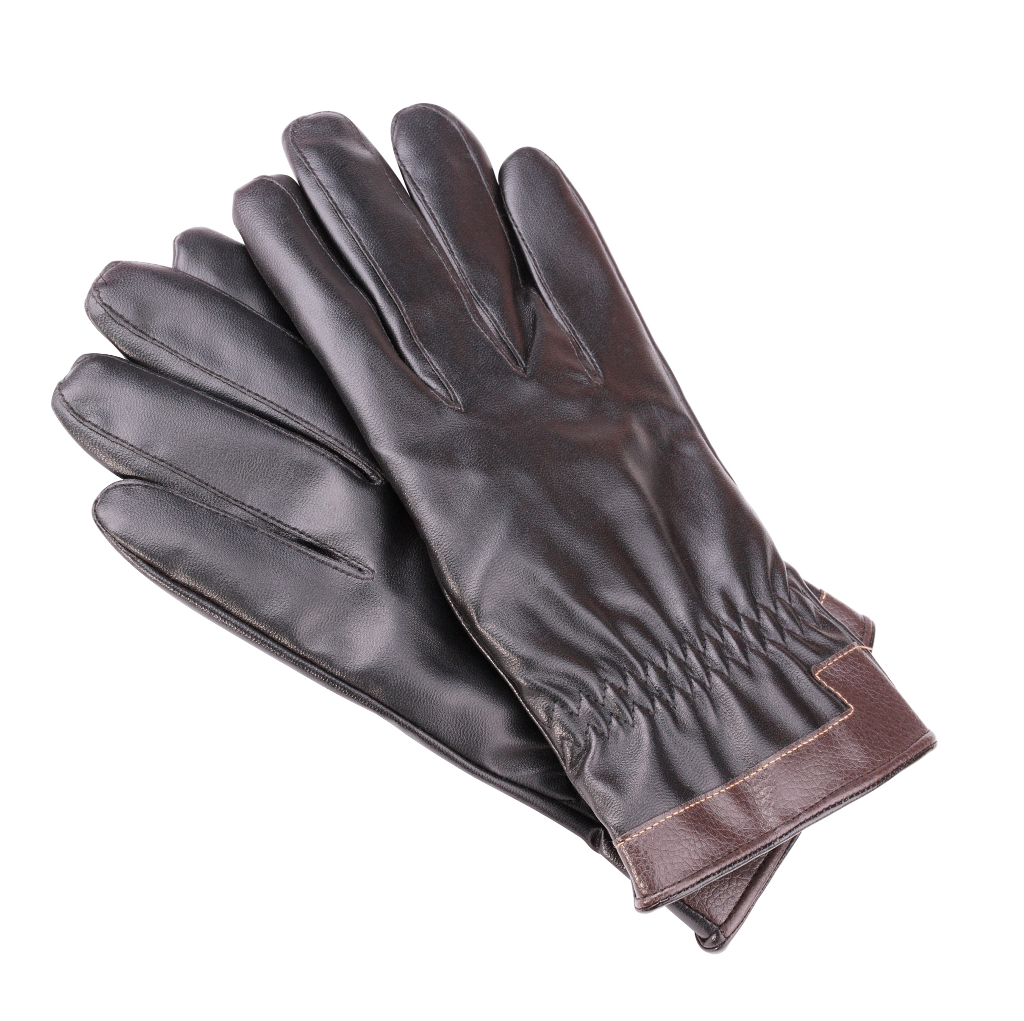 leather gloves isolated