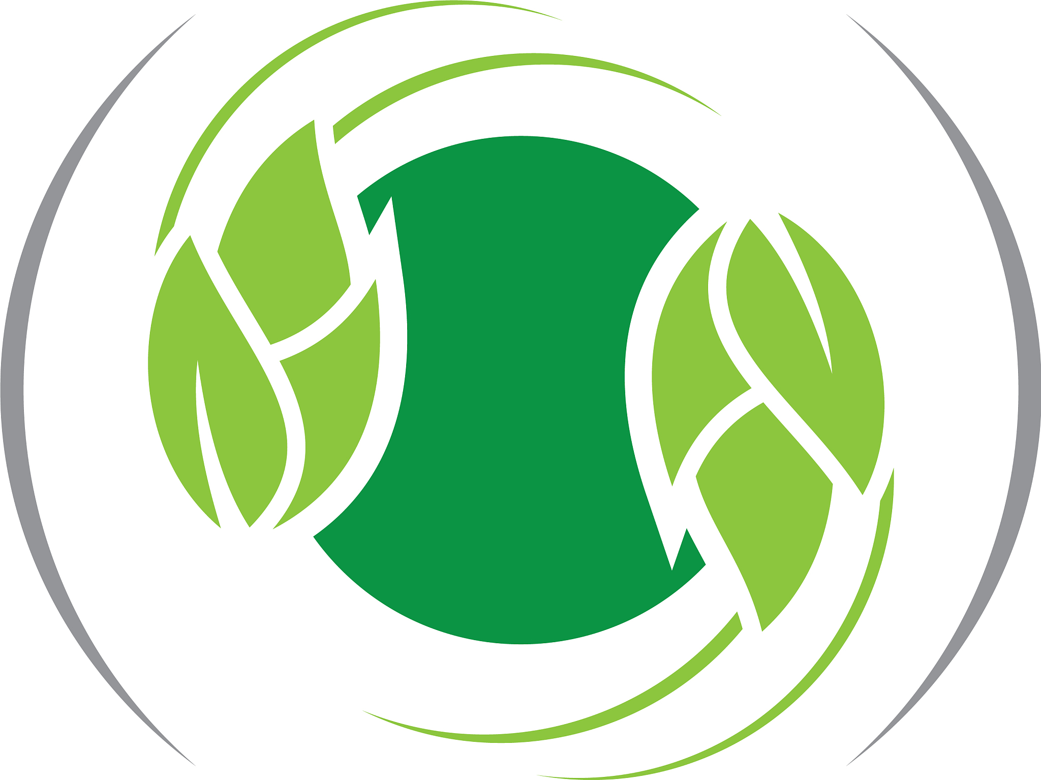 circle leaf eco logo