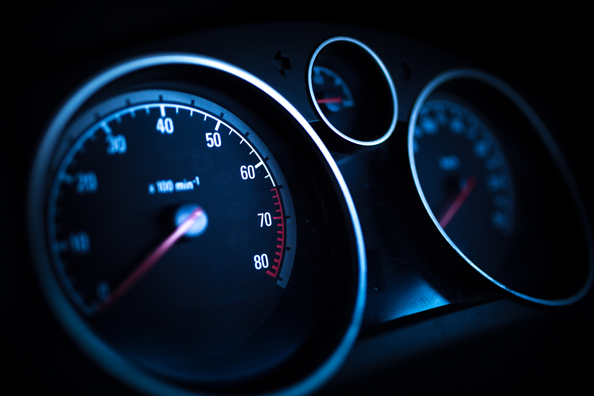 modern car instrument dashboard
