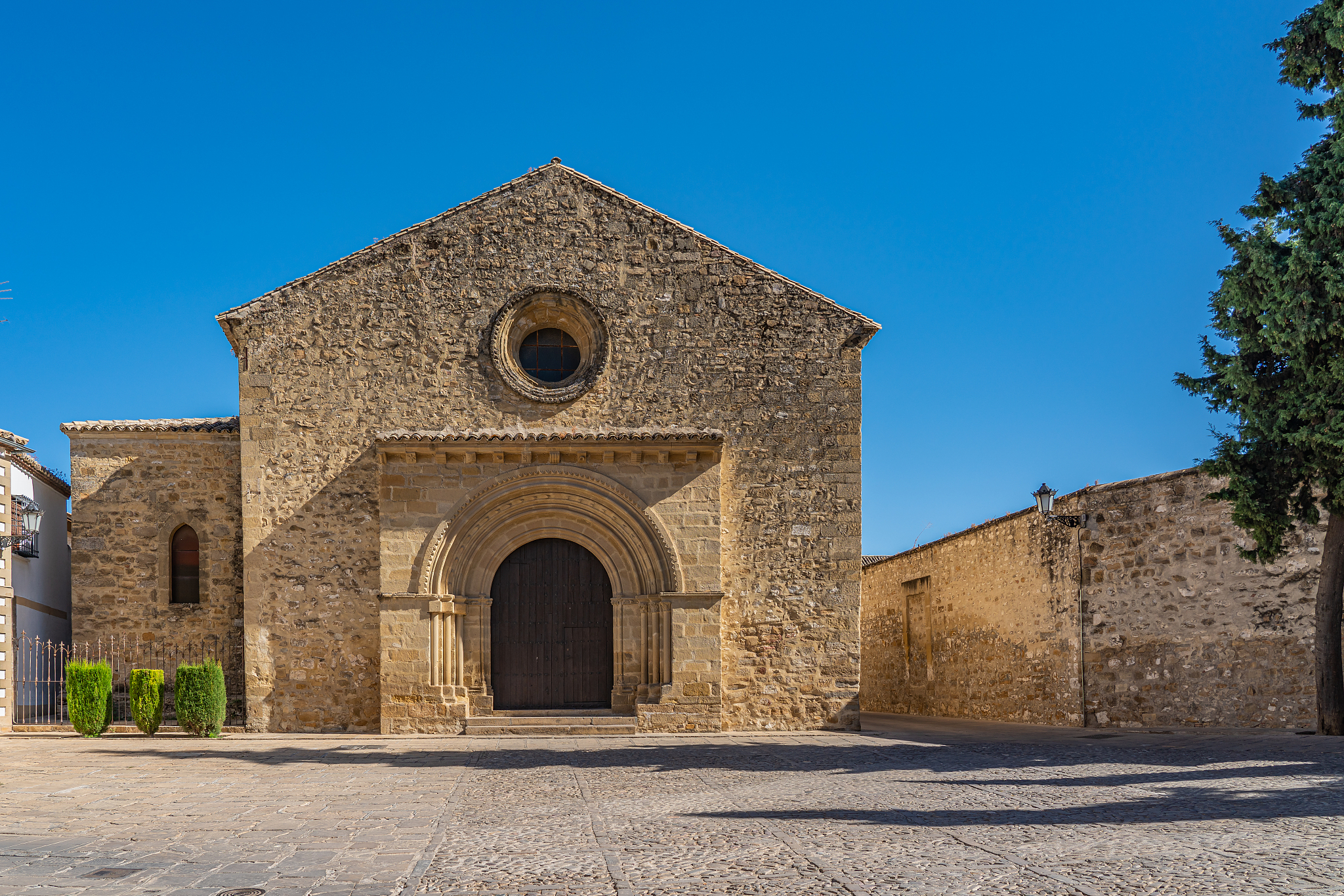 the church of the holy cross, baeza. renaissance city in the pro