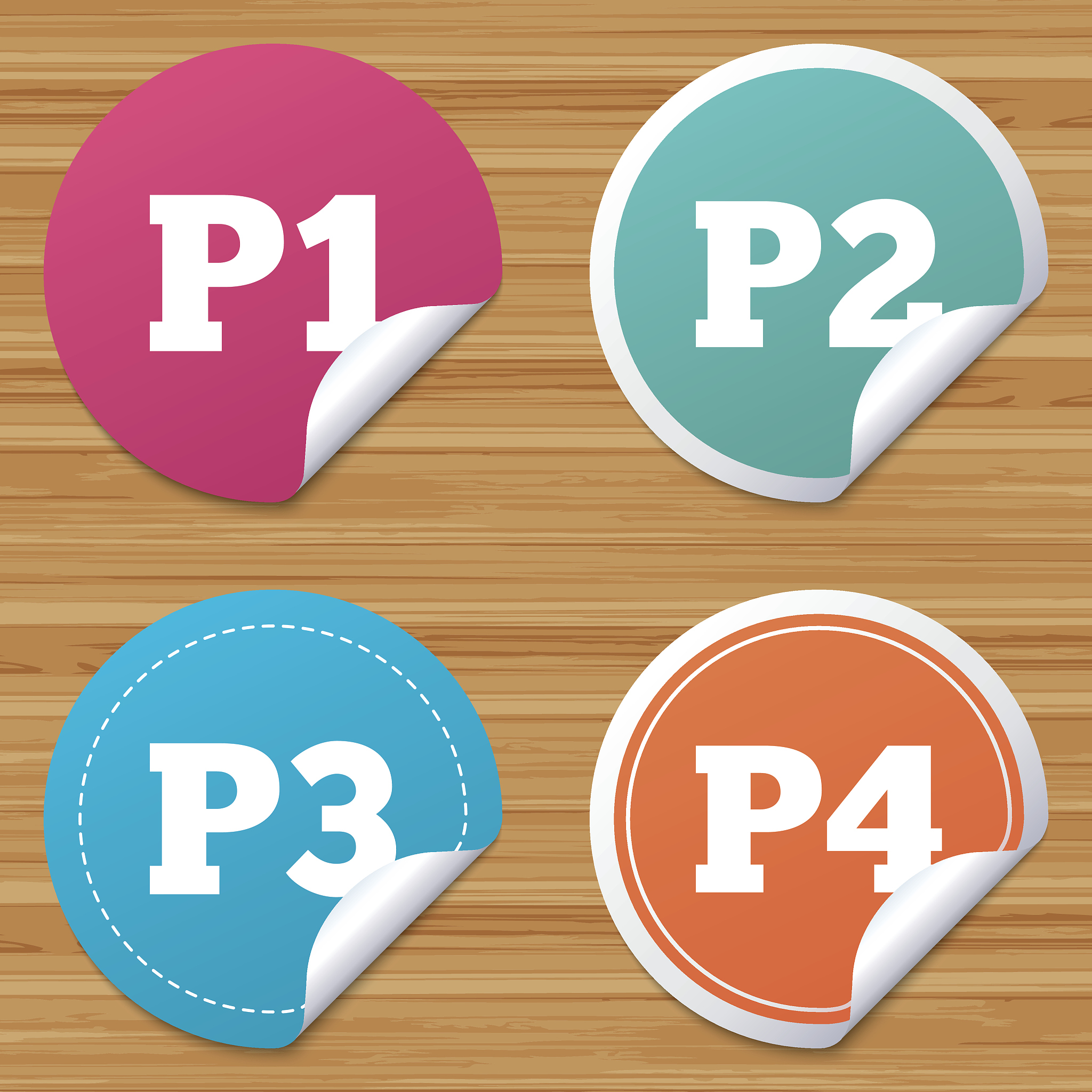 car parking icons. first and second floor sign.