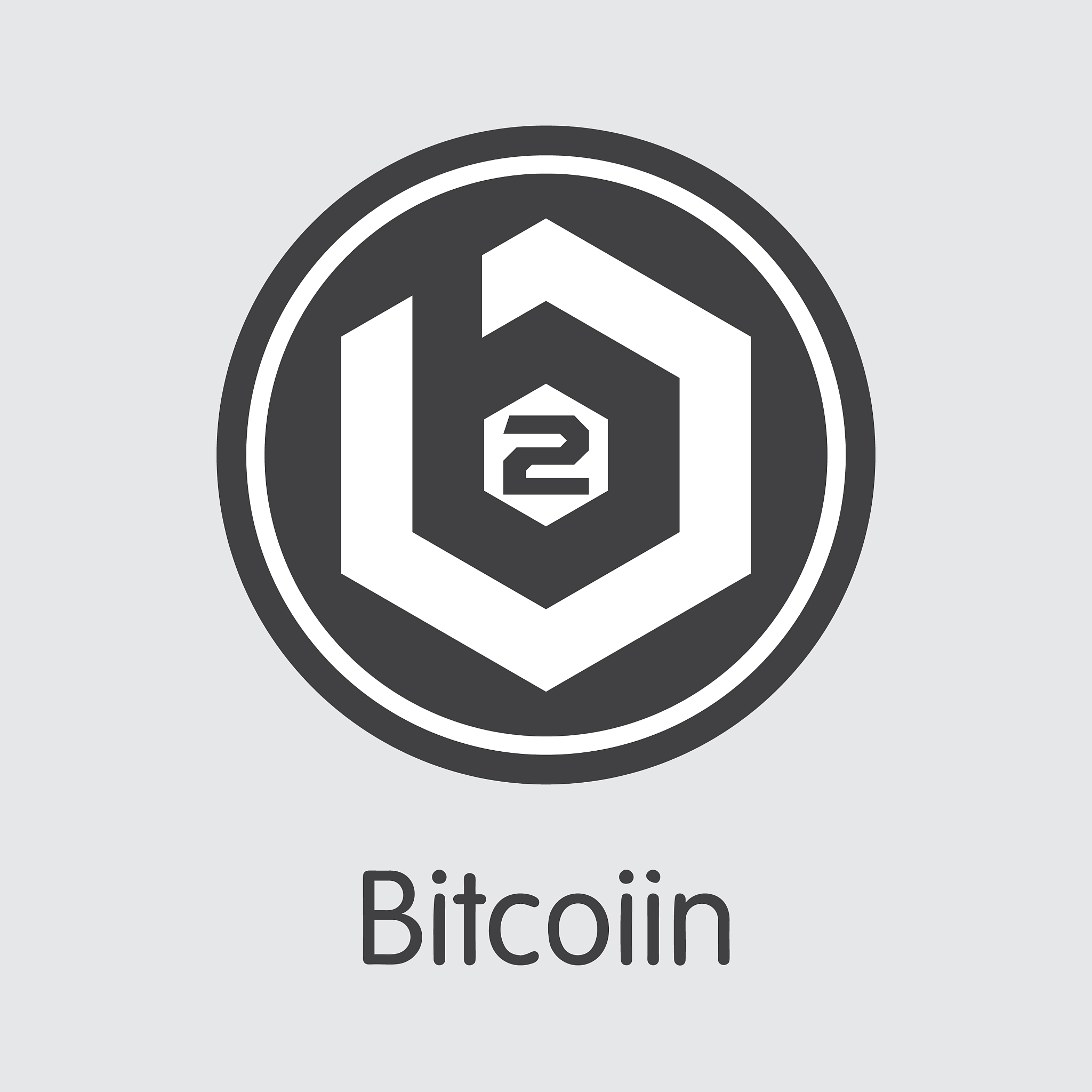 b2g - bitcoiin the trade logo of coin or market
