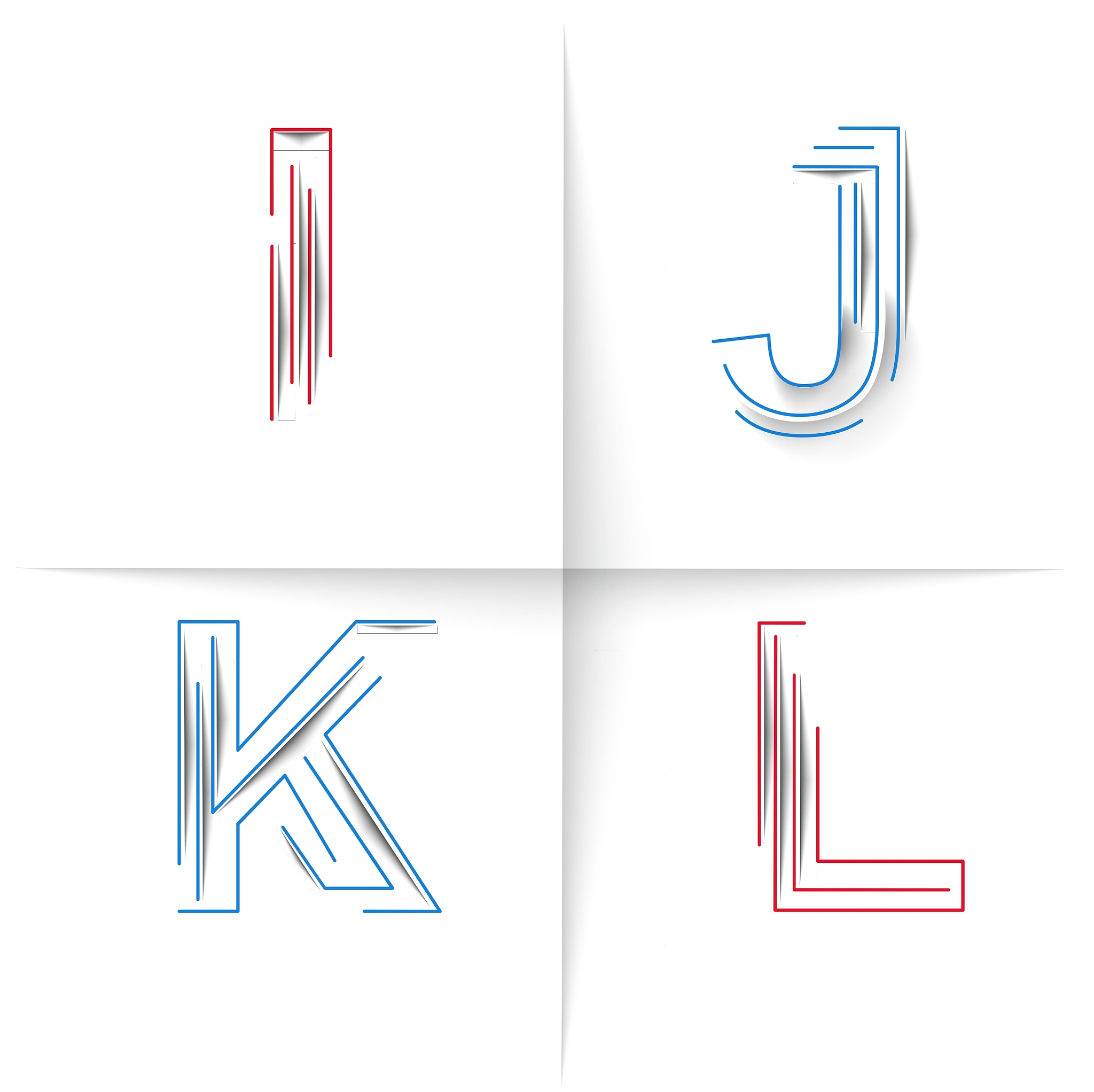creative graphic alphabet