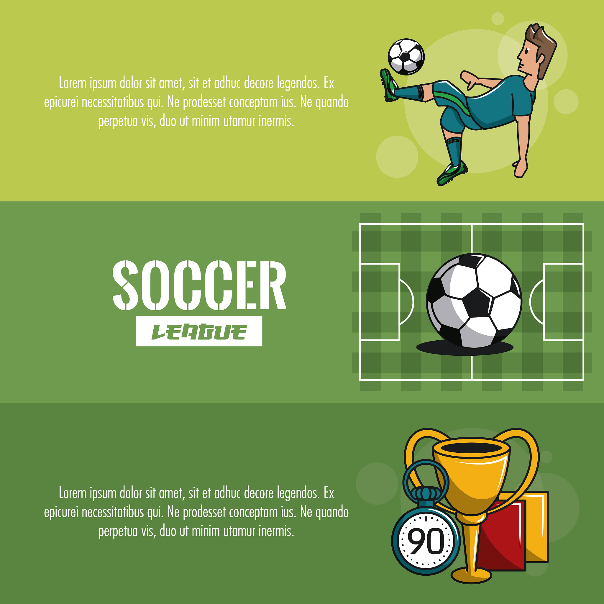soccer tournament infographic