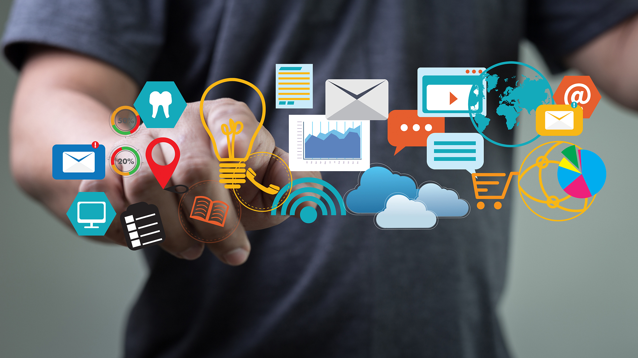 digital marketing new startup project ,  interactive channels , 