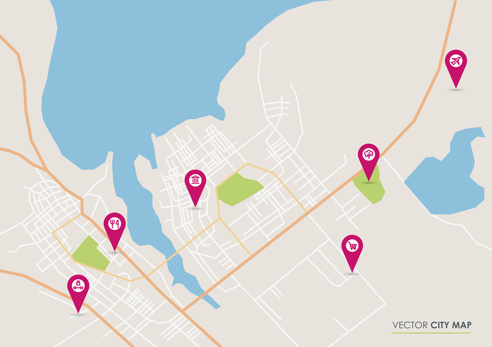 city map