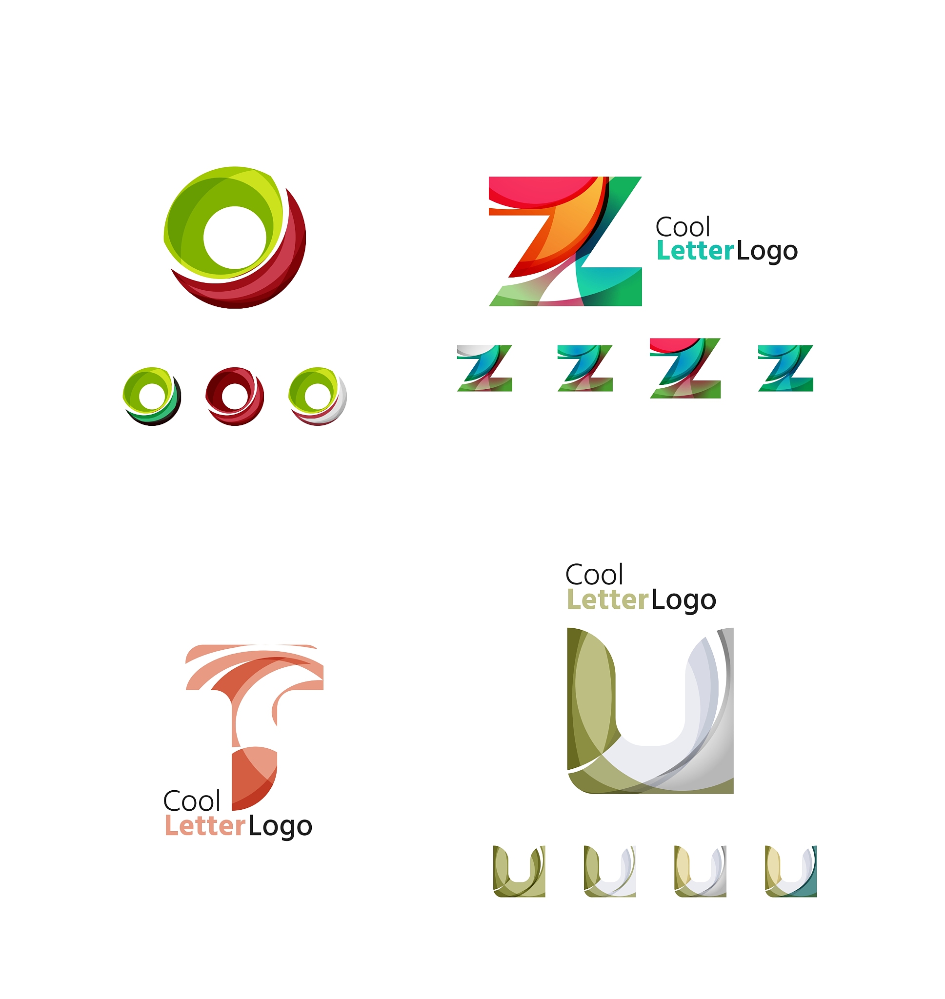 letter business emblem collection