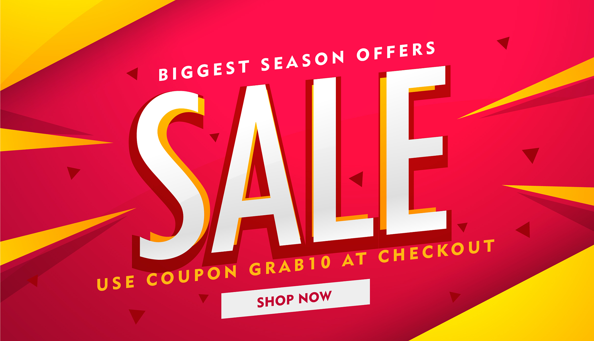 modern sale and promotion banner design template