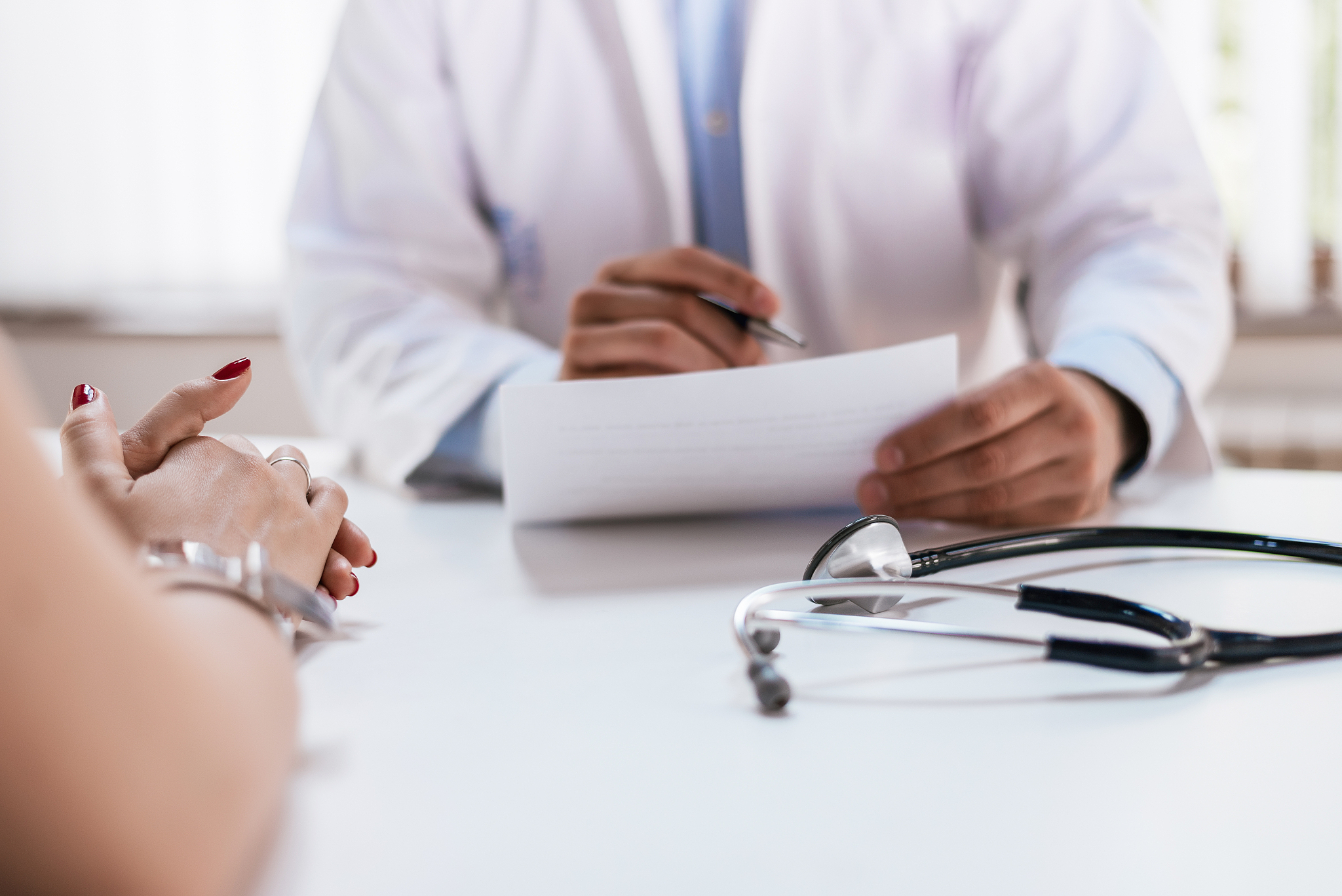 doctor and patient are discussing about diagnosis. medical docto