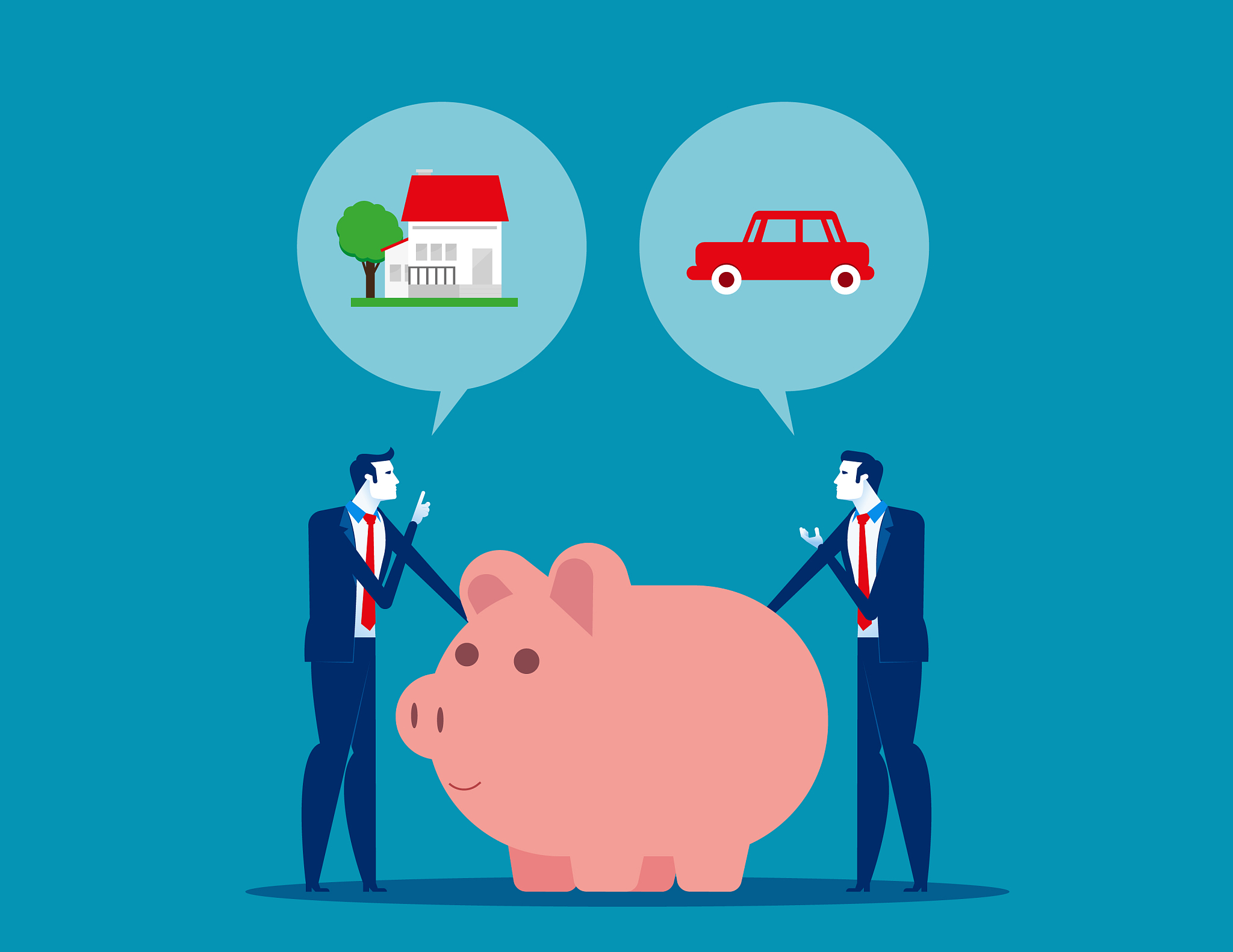 business people with different needs concept