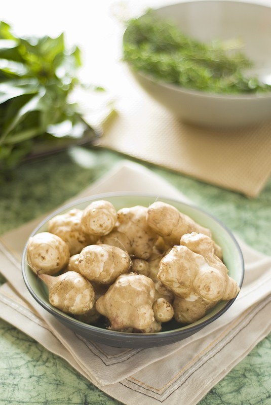 dish of fresh ginger