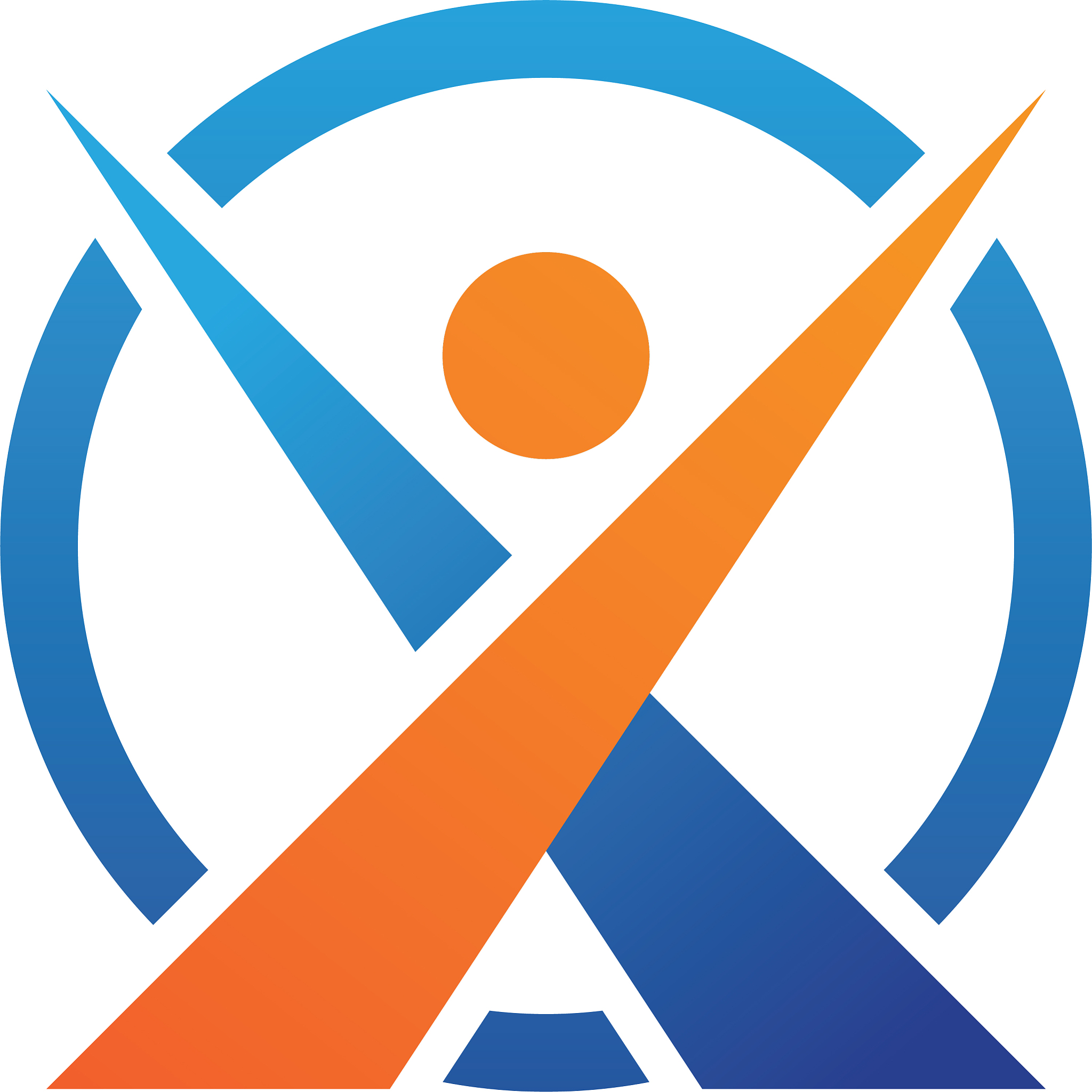 x letter logo template icon