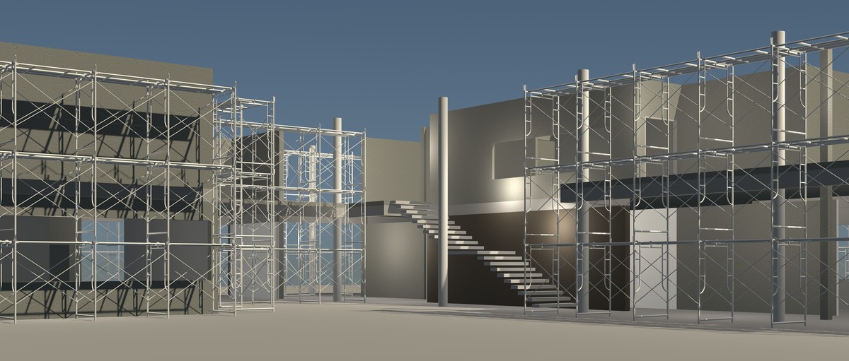 BIM 实习周报：Revit 基础操作与建筑模型制作