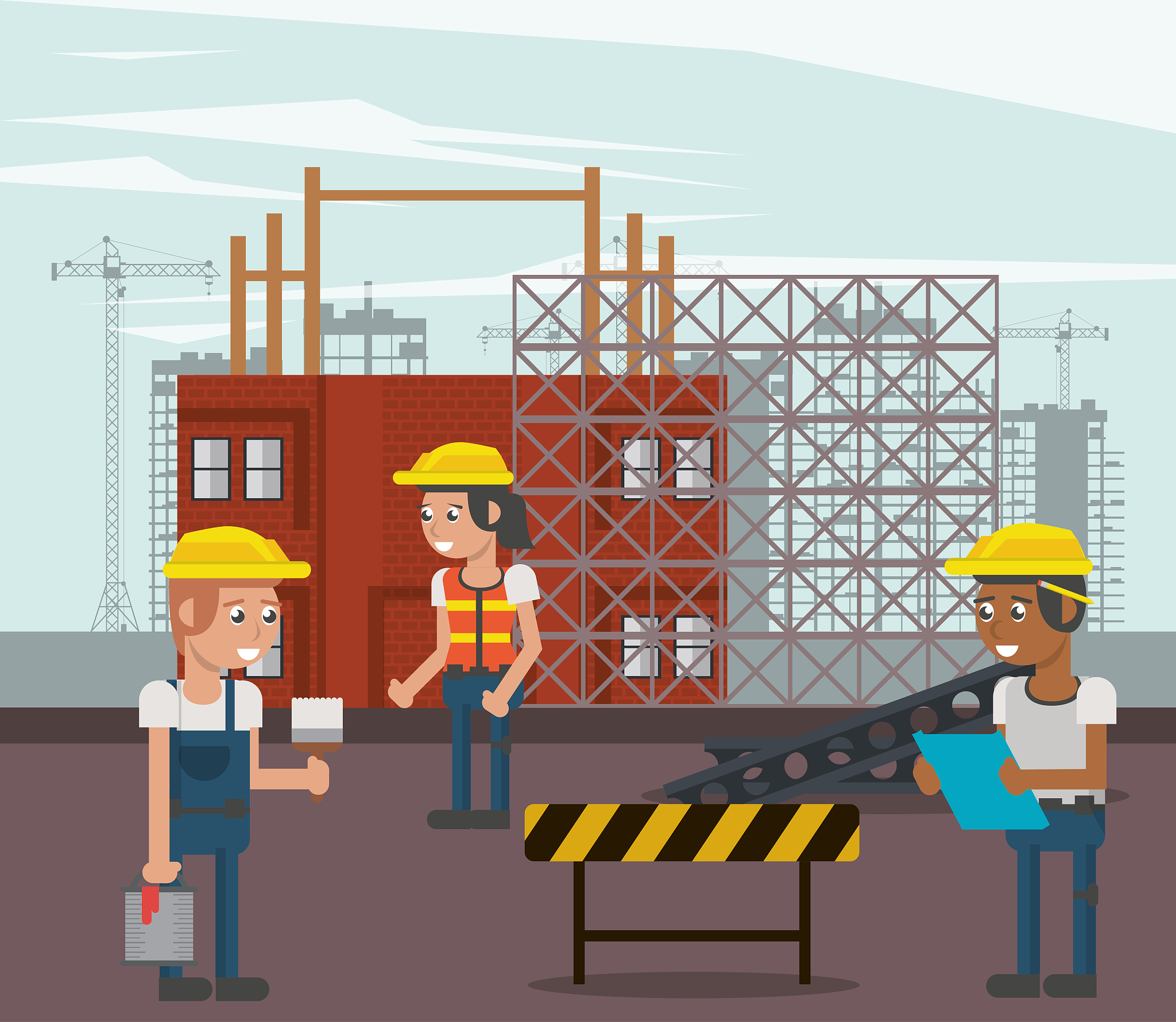 请详细阐述一下我国建筑施工中因人员素质导致的安全问题