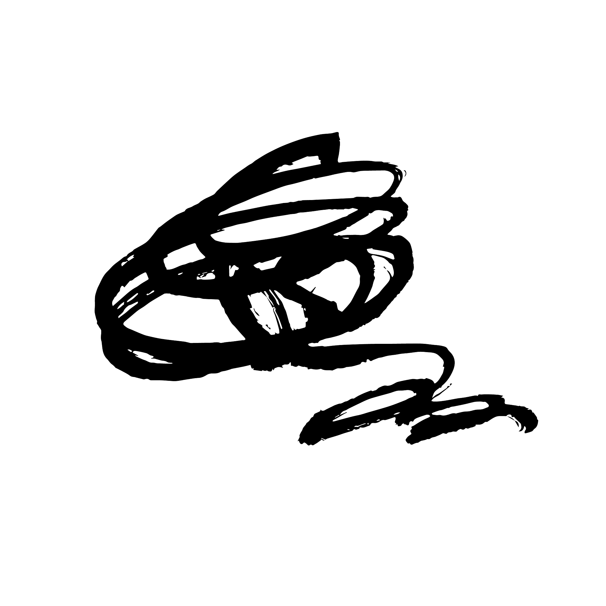 grunge ink pen stroke