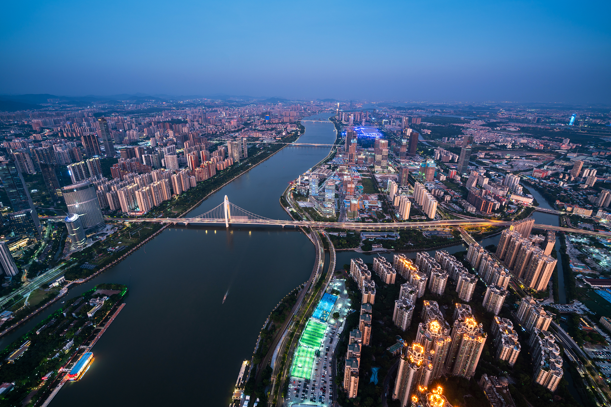 guangzhou city skyline