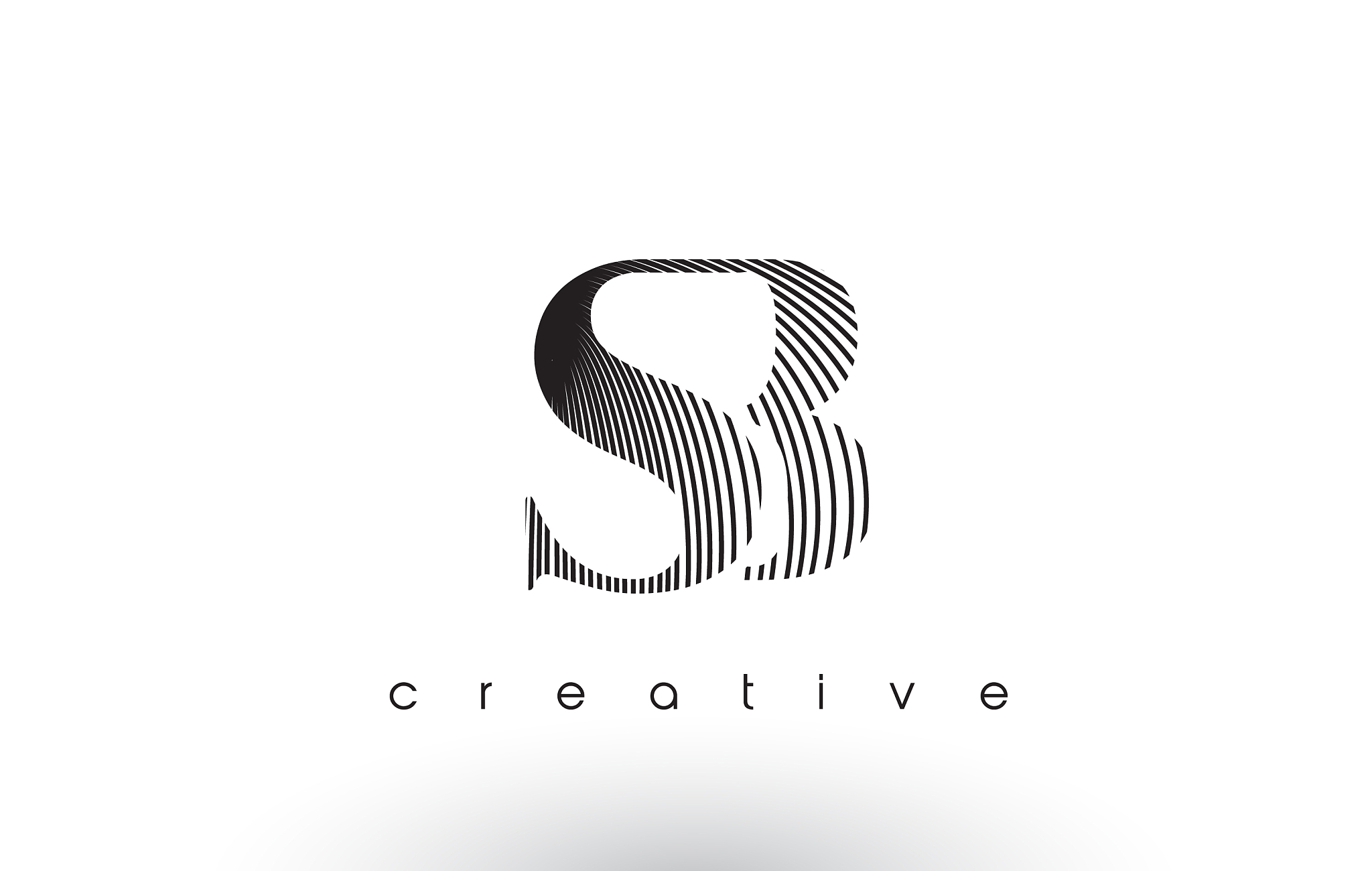sb logo design with multiple lines and black and
