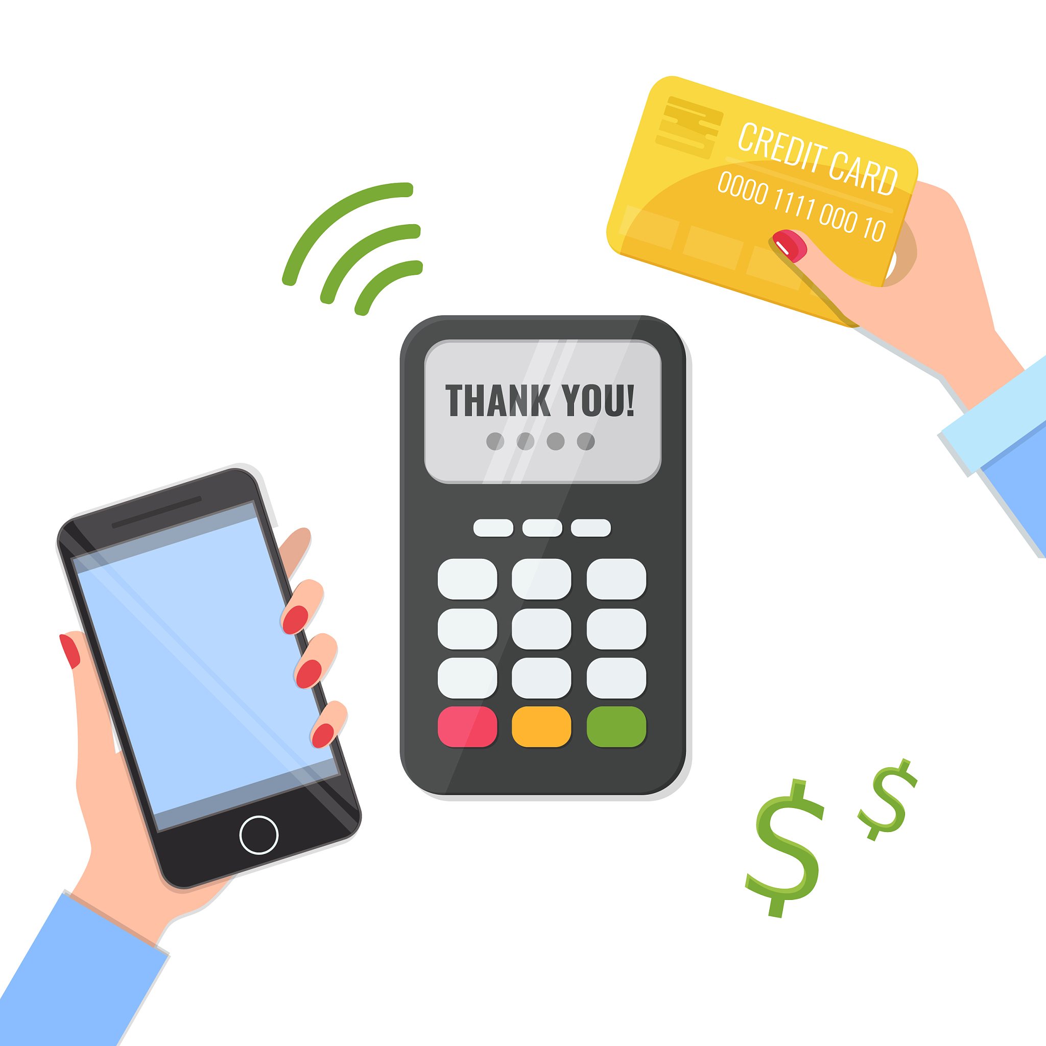 wireless method payment with your smartphone and