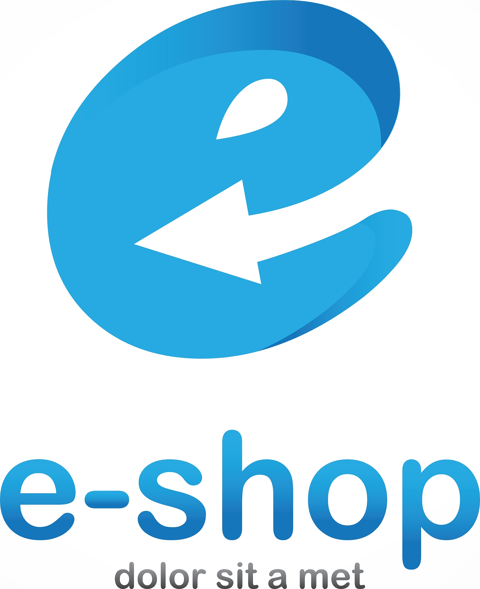 e shop design template
