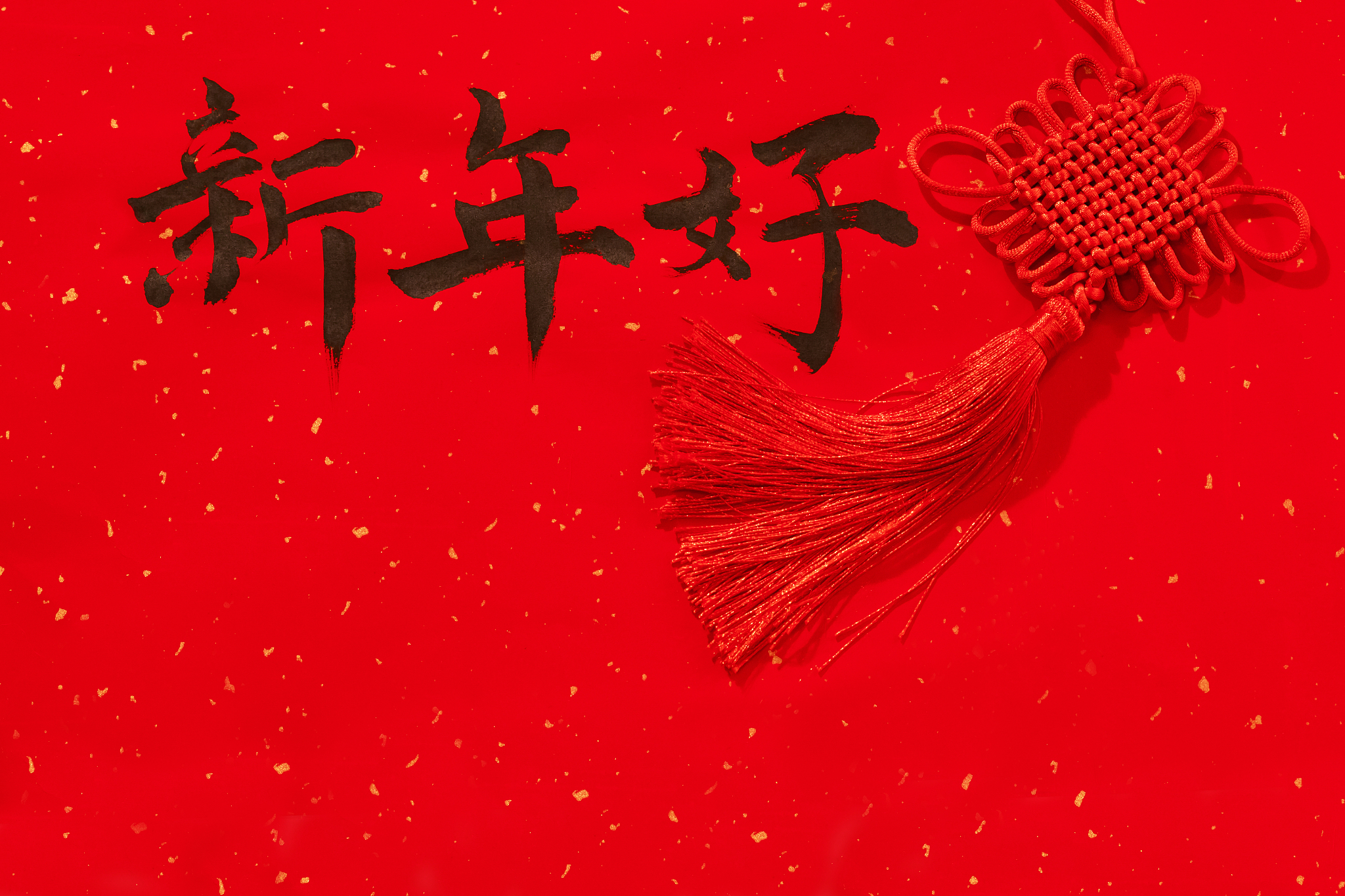 新年祝福语：恭喜发财，万事如意！