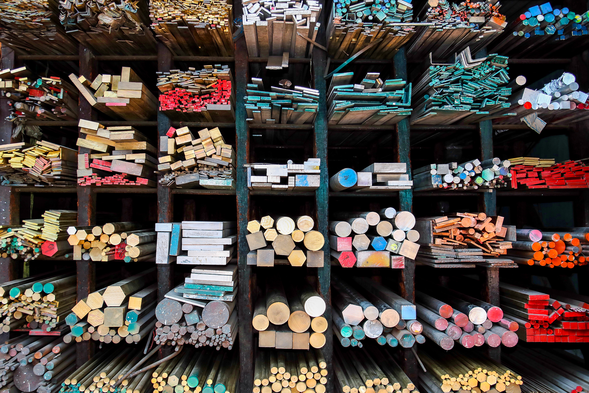 colors of industry steel bar