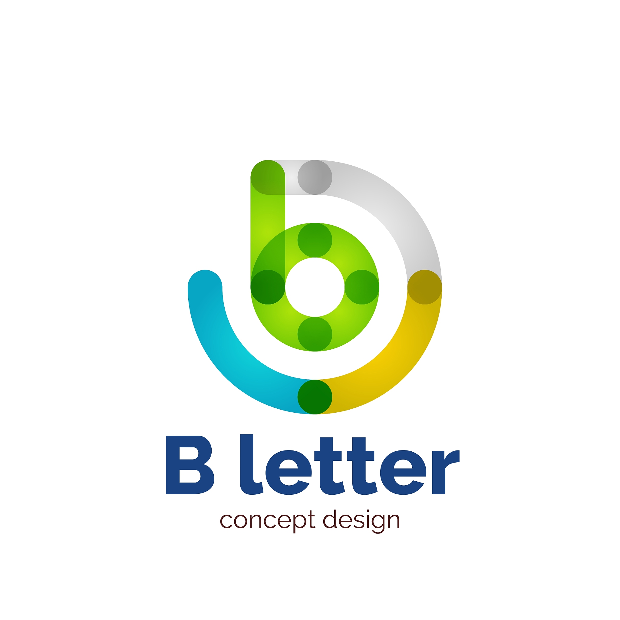 modern minimalistic letter concept logo