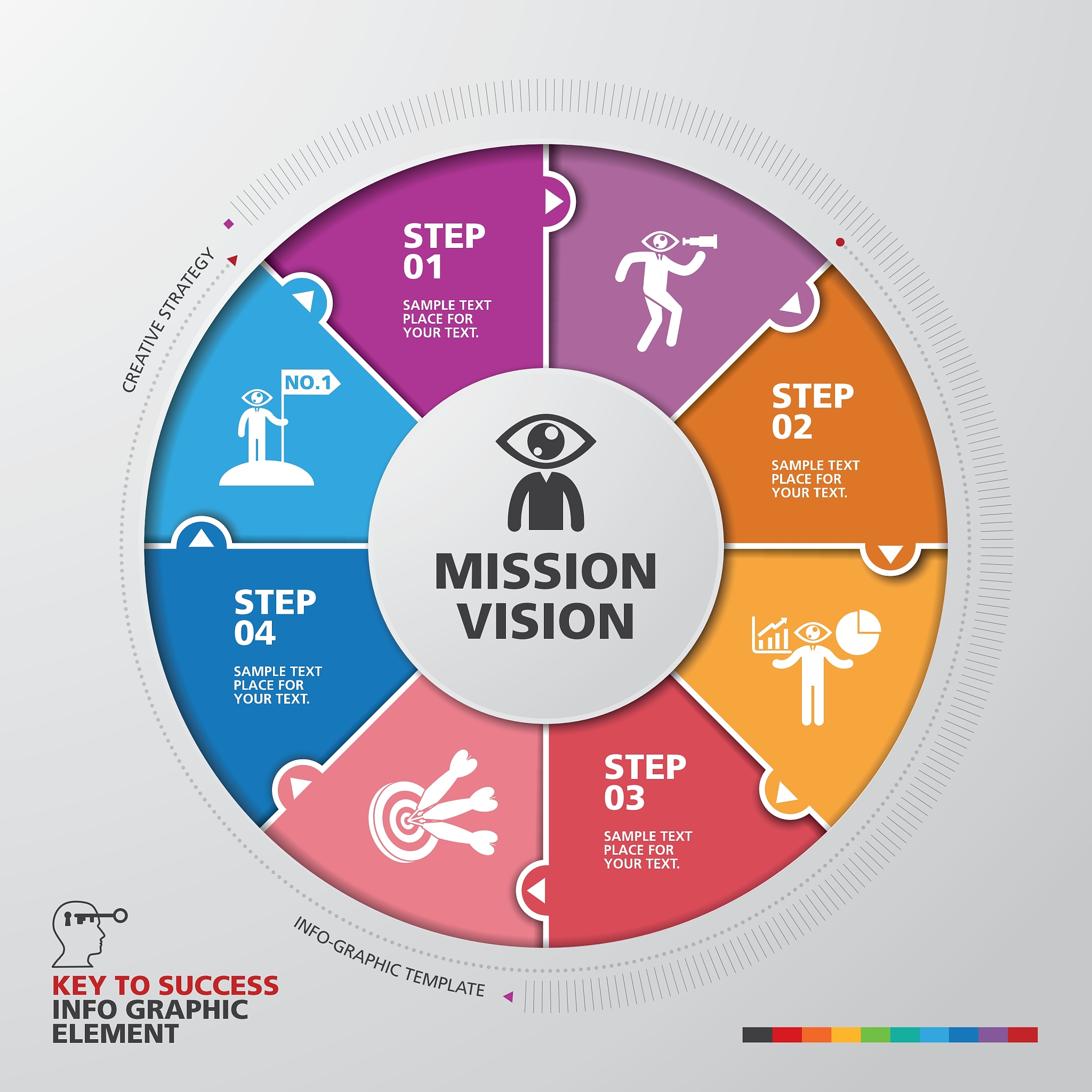 template modern info-graphic design