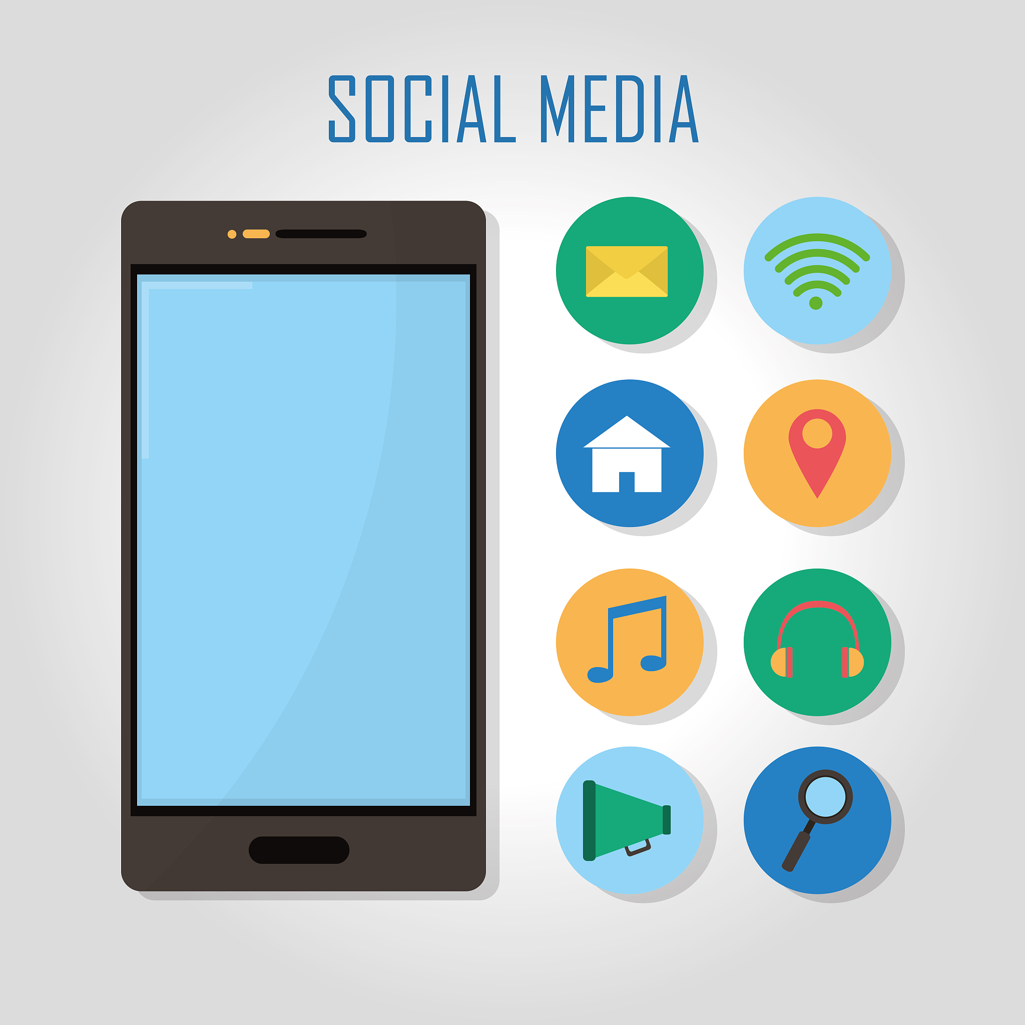 smartphone and social media