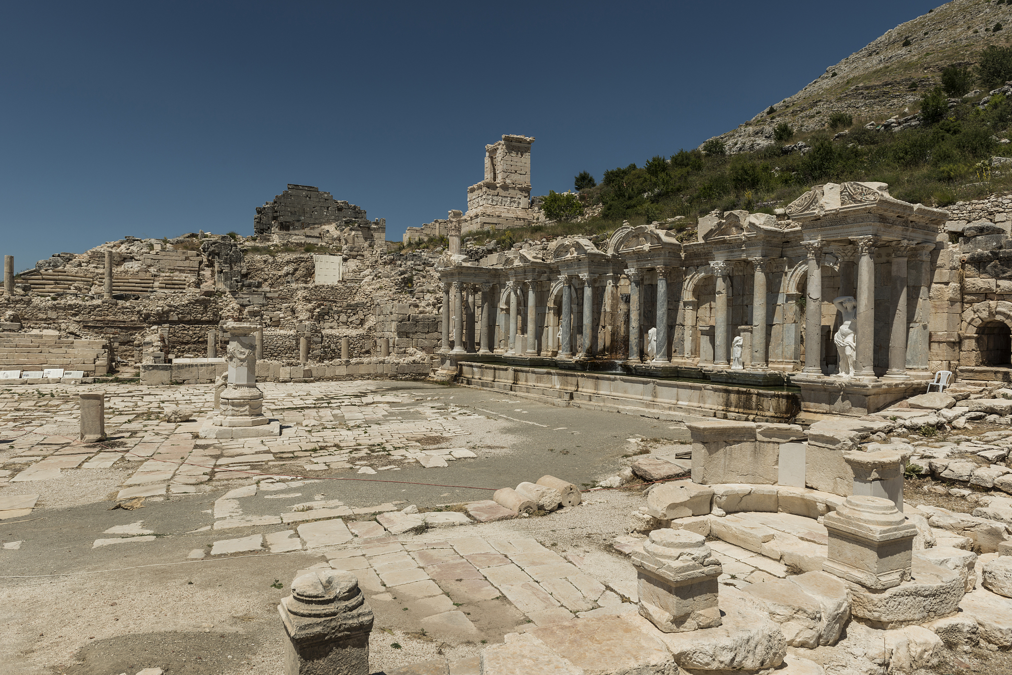 antonine nymphaeum at sagalassos, turkey