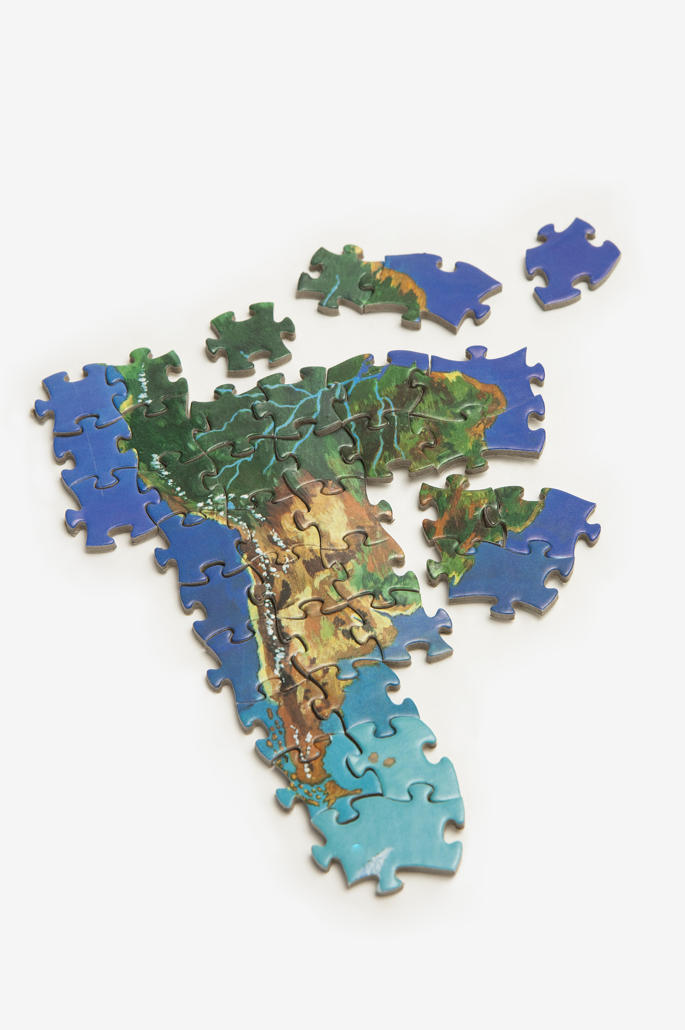 世界地图,南美洲