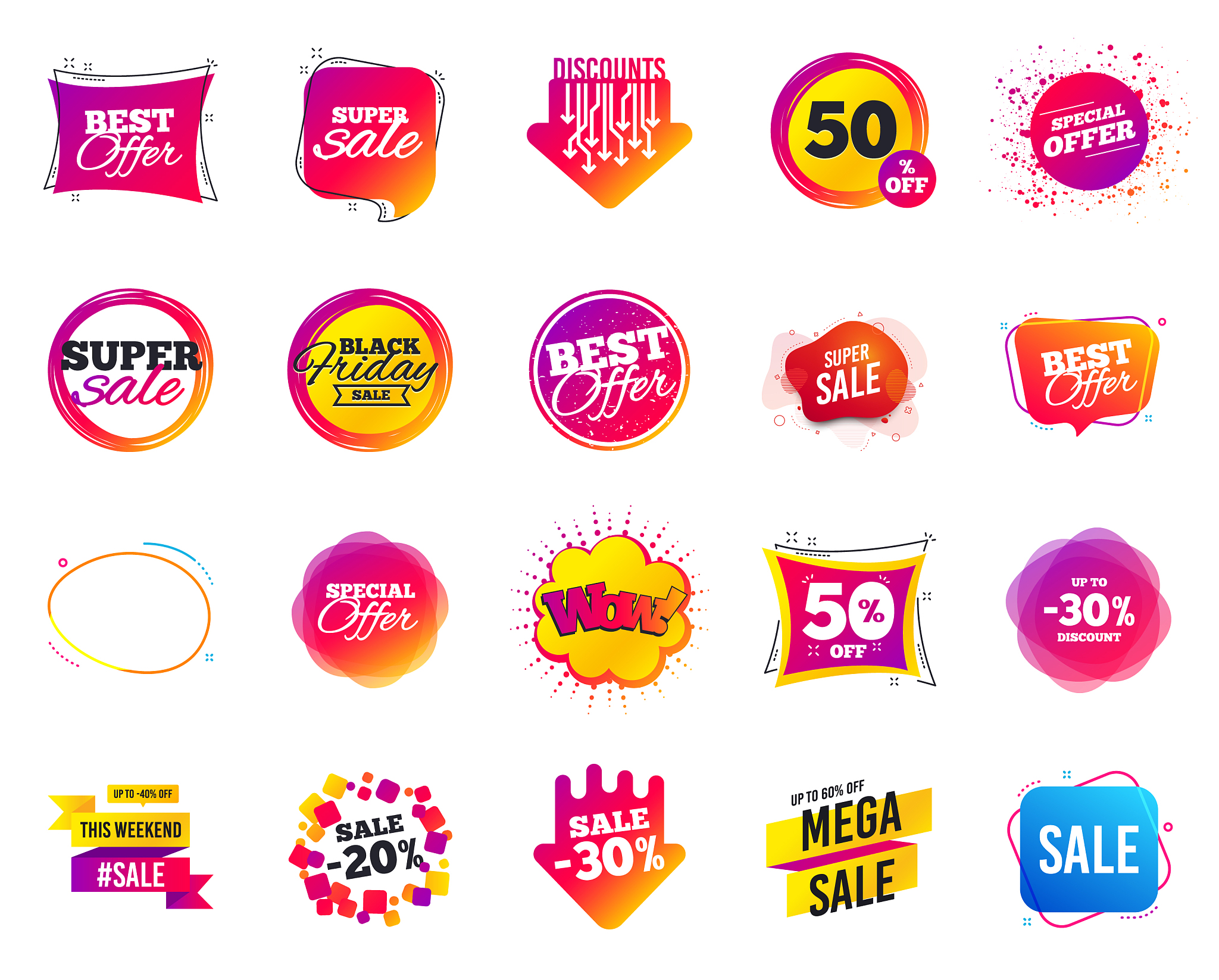 sale banner special offer template tags cyber