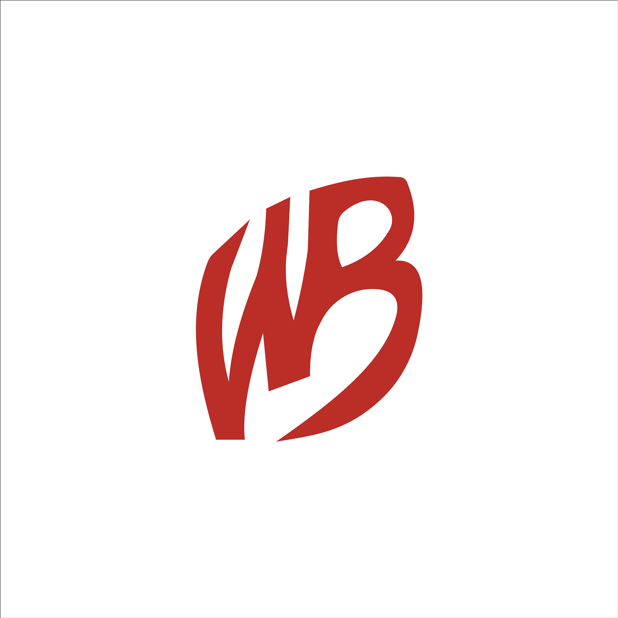 initial letter wr or rw logo design template