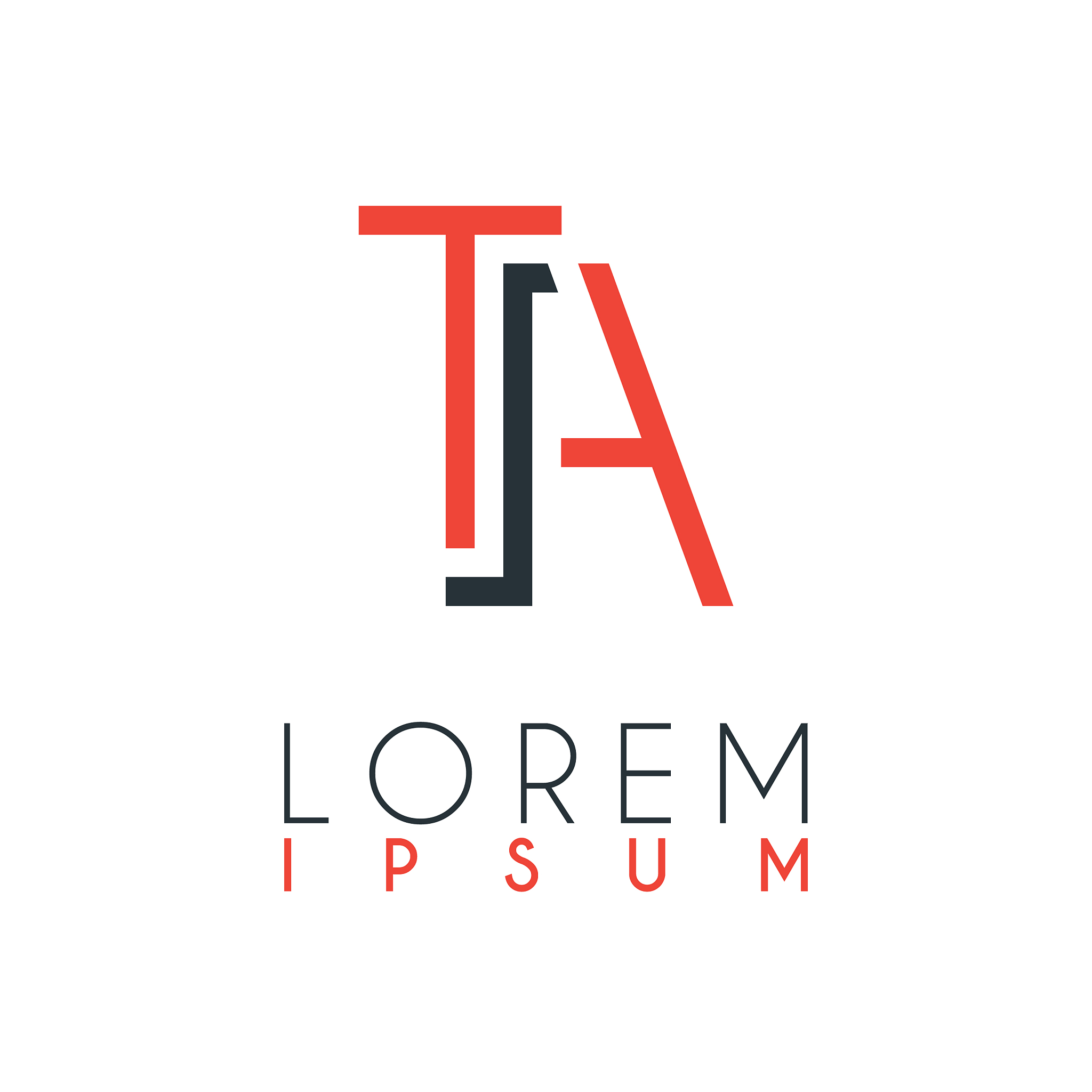 the logo between letter t and letter a or ta