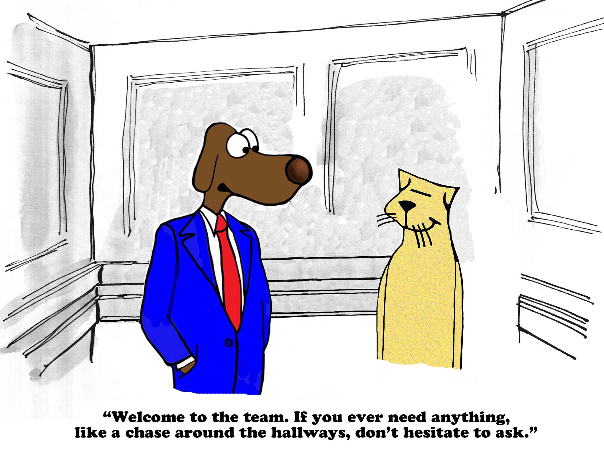 给员工发小狗？提高工作效率的奇葩建议（搞笑）