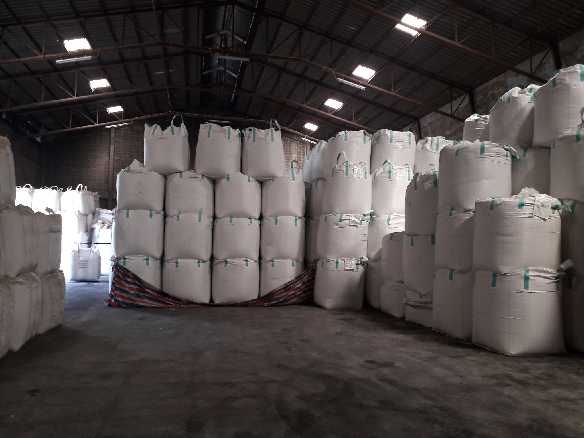 stock pile jumbo-bag.