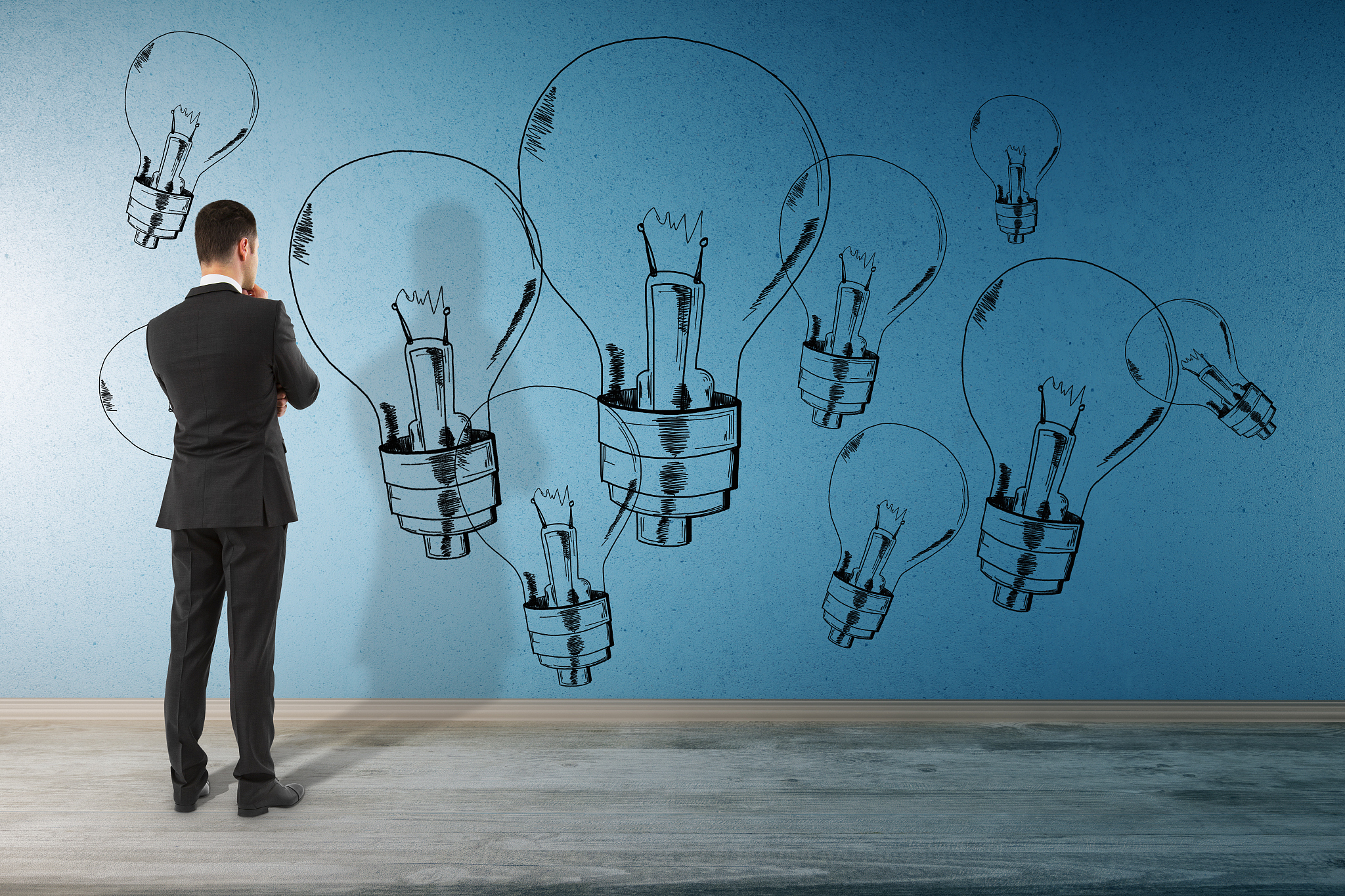 idea and imagination concept
