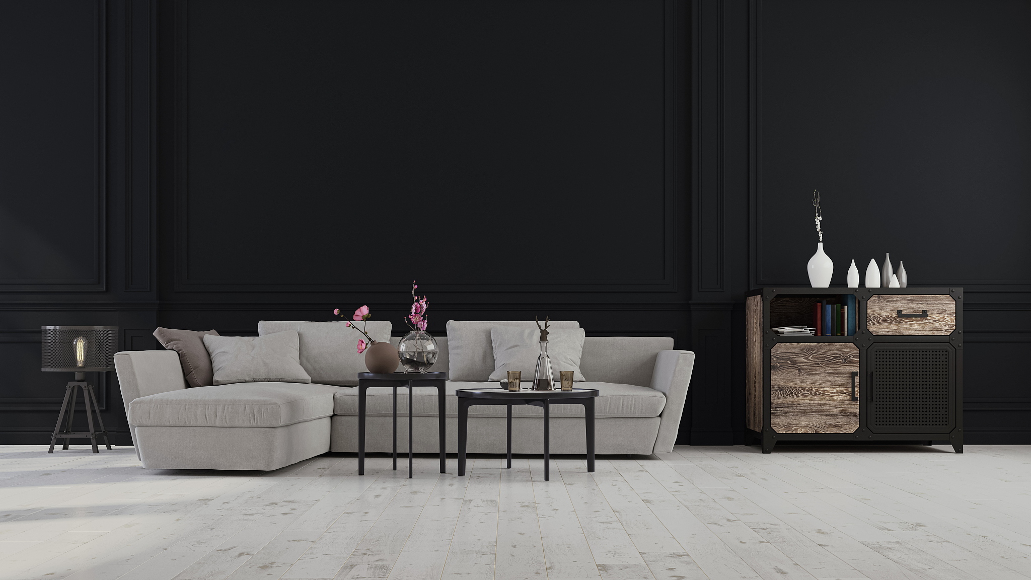 decorative background for home, office and hotel. modern interio