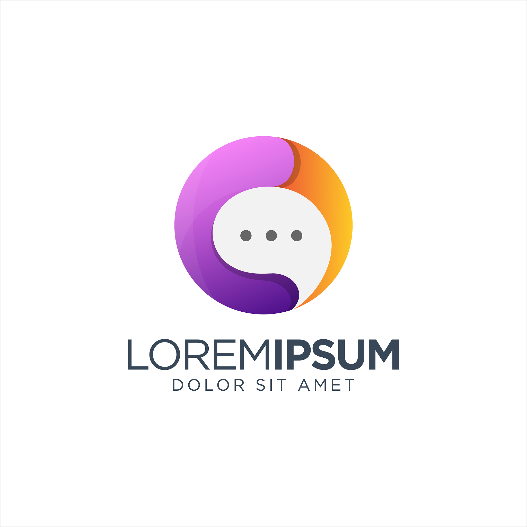 chat logo design