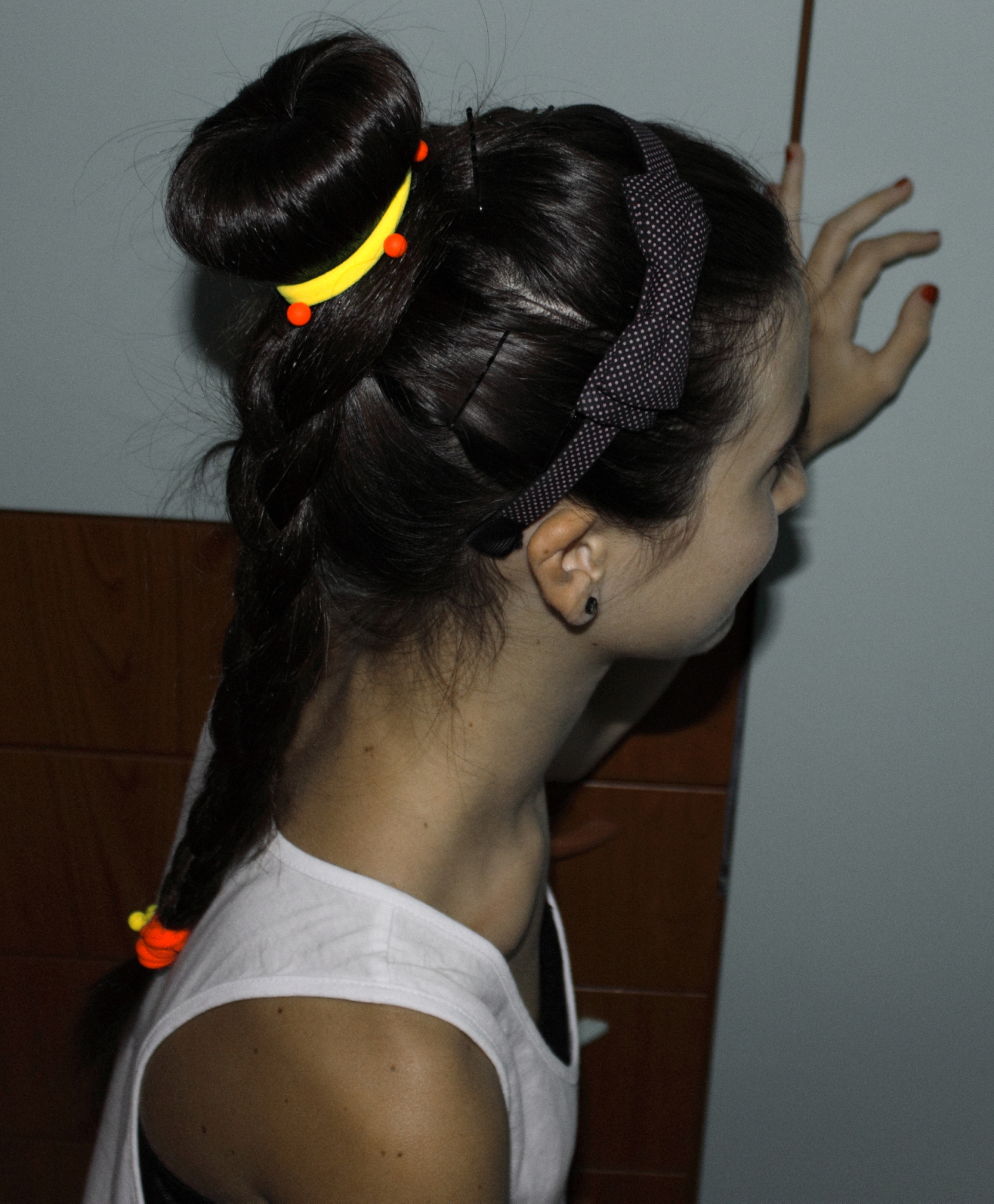 成都学幼师的学校分享我的必修课——梳辫子