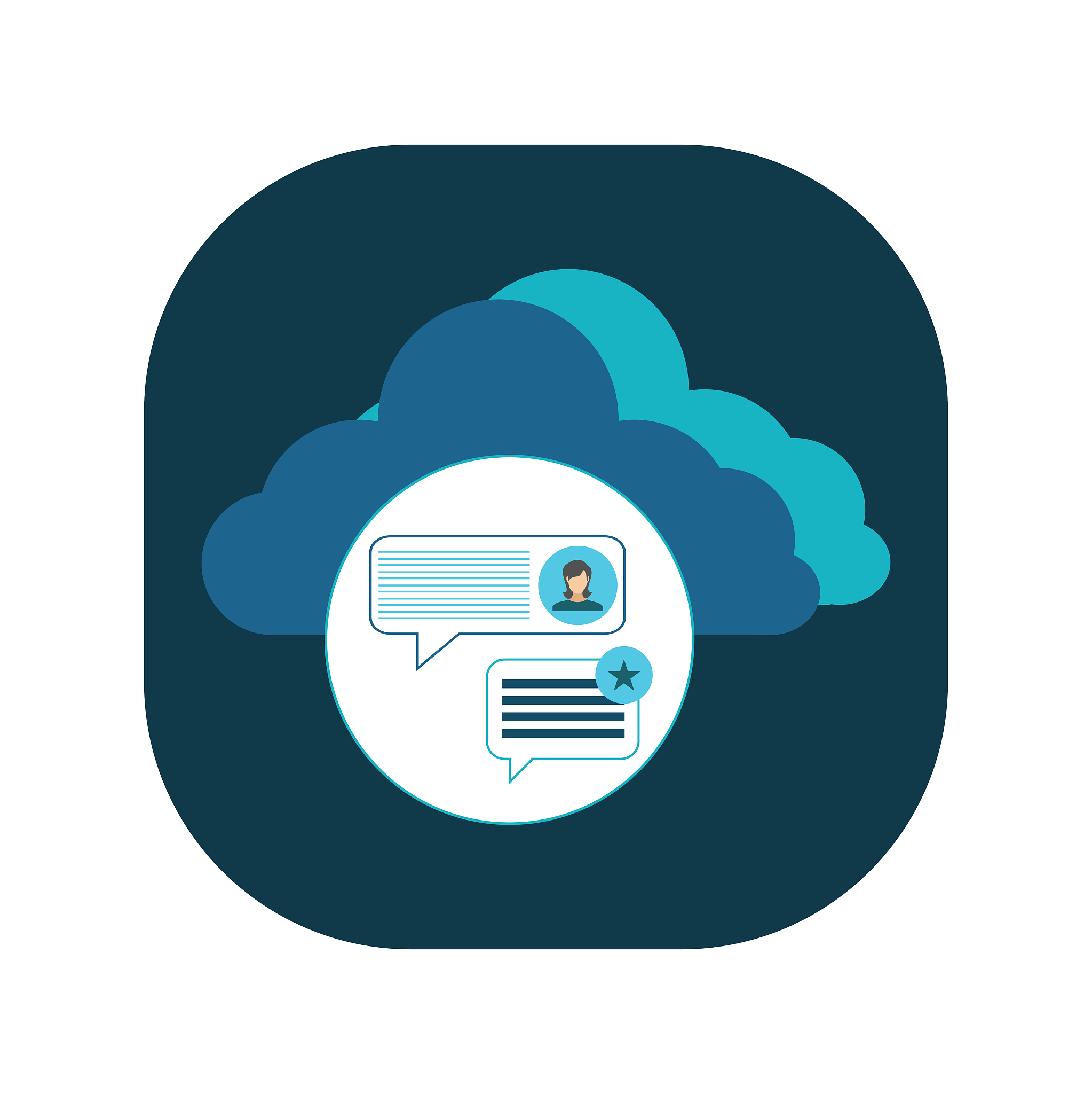 cloud computing, share and transfer data