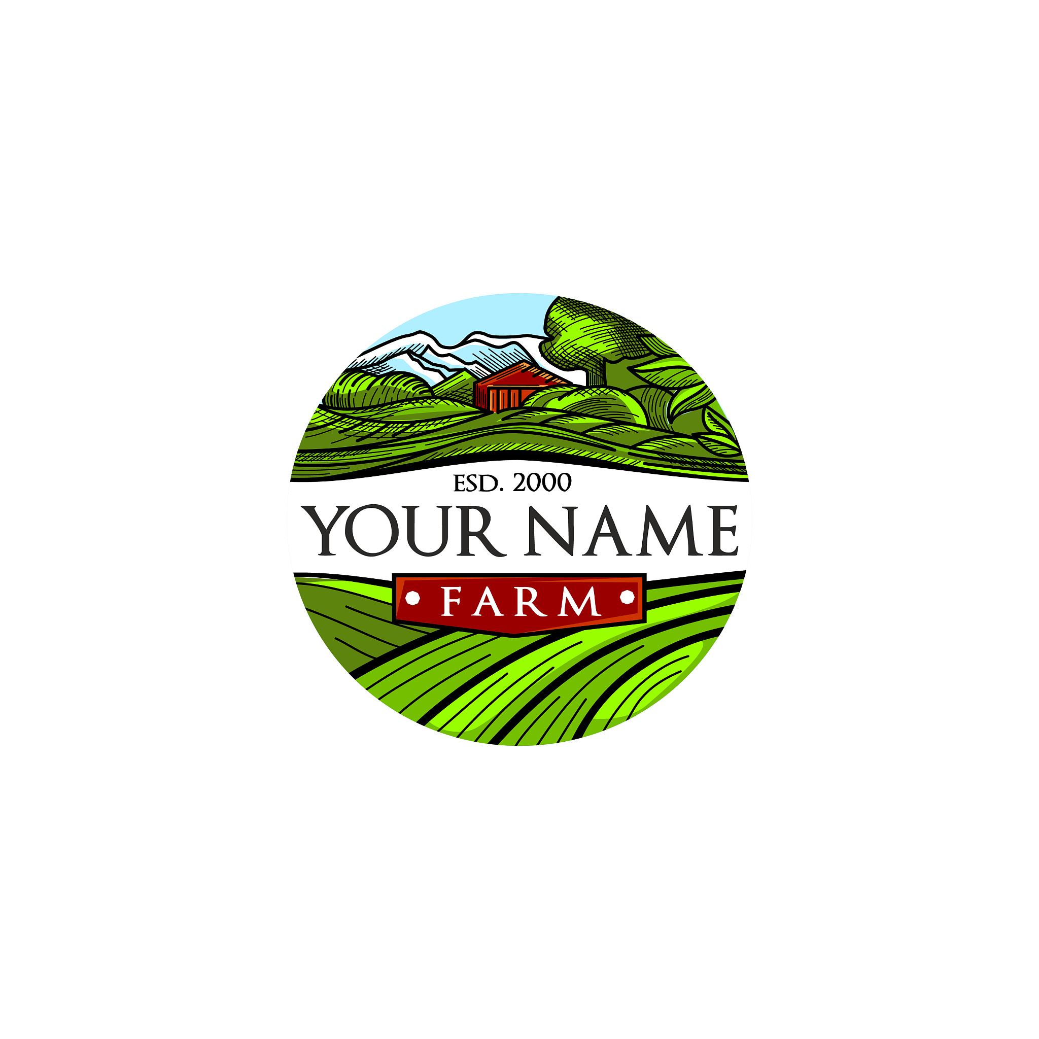 农场电商平台Logo设计理念：打造独特品牌形象