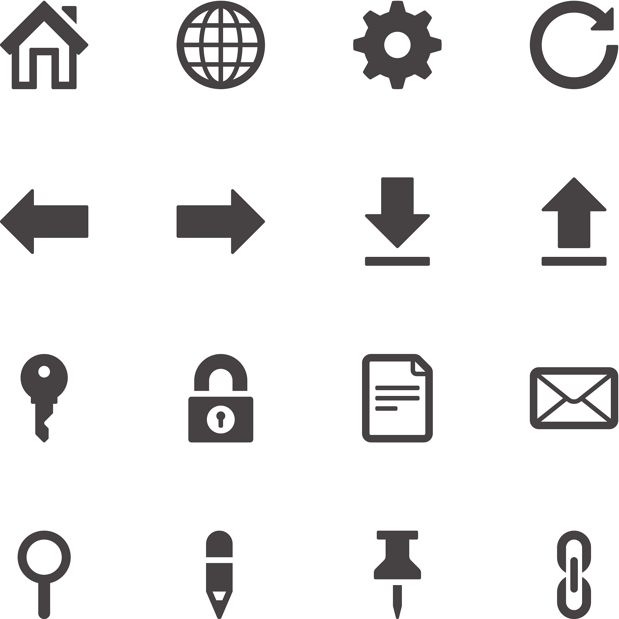 website icons
