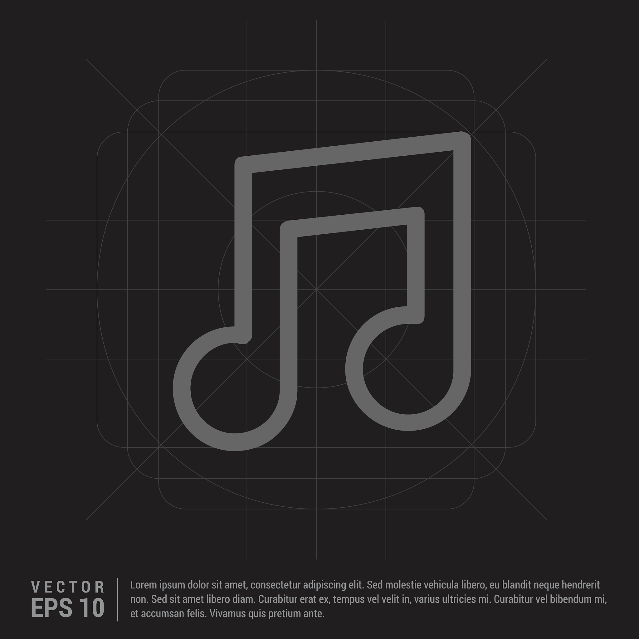 music symbol icon