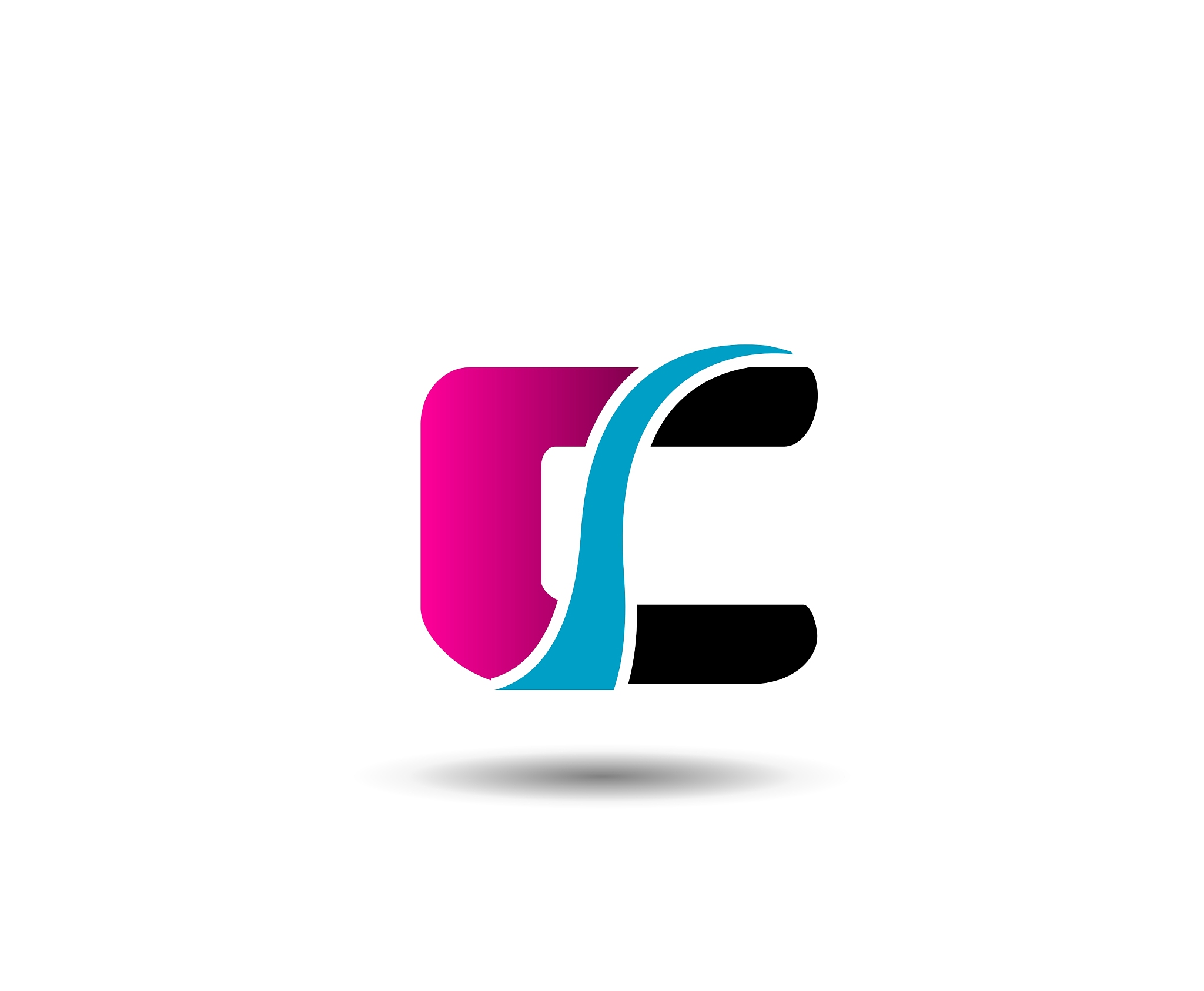 letter c logo icon design template elements