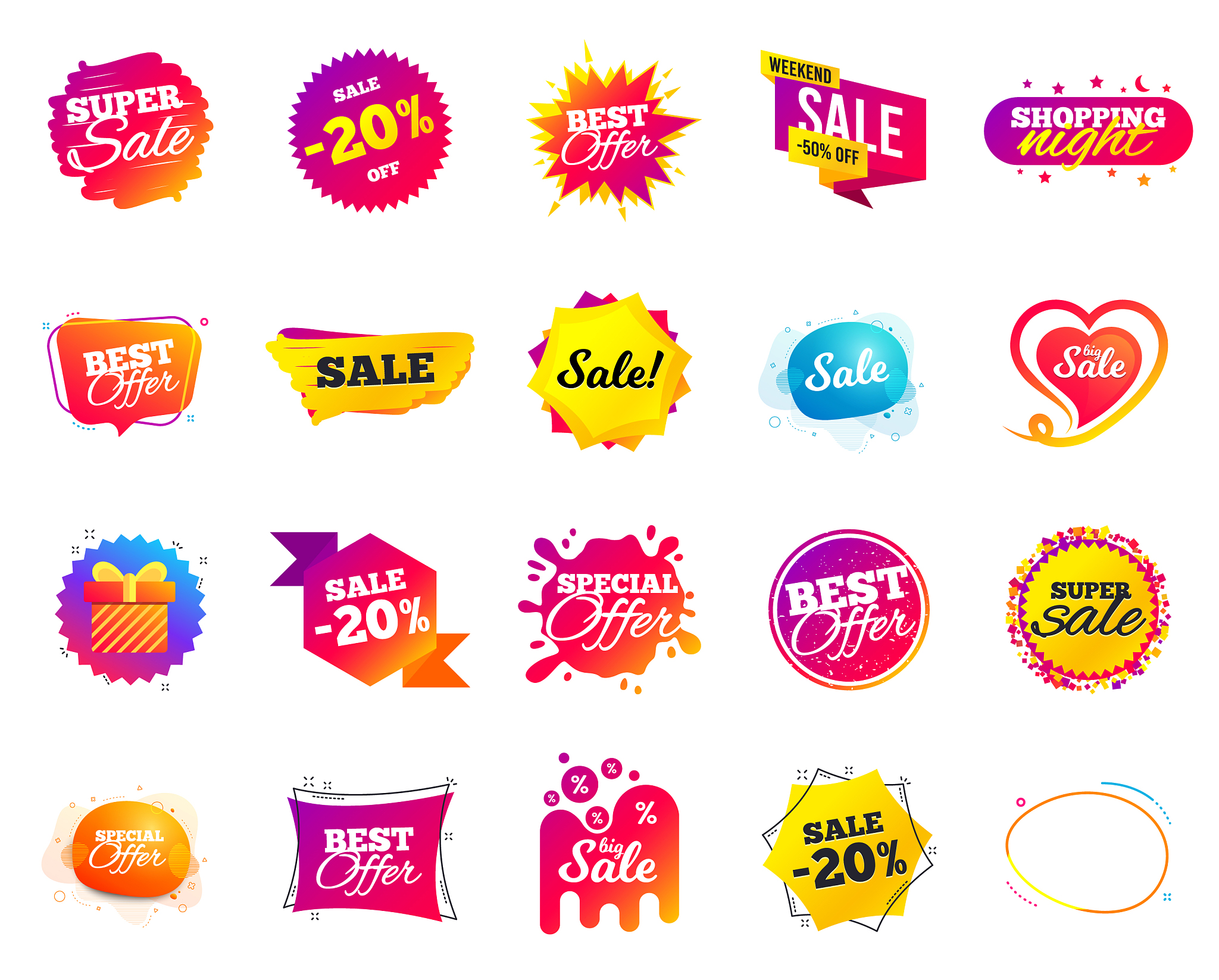 sale banner special offer template tags cyber
